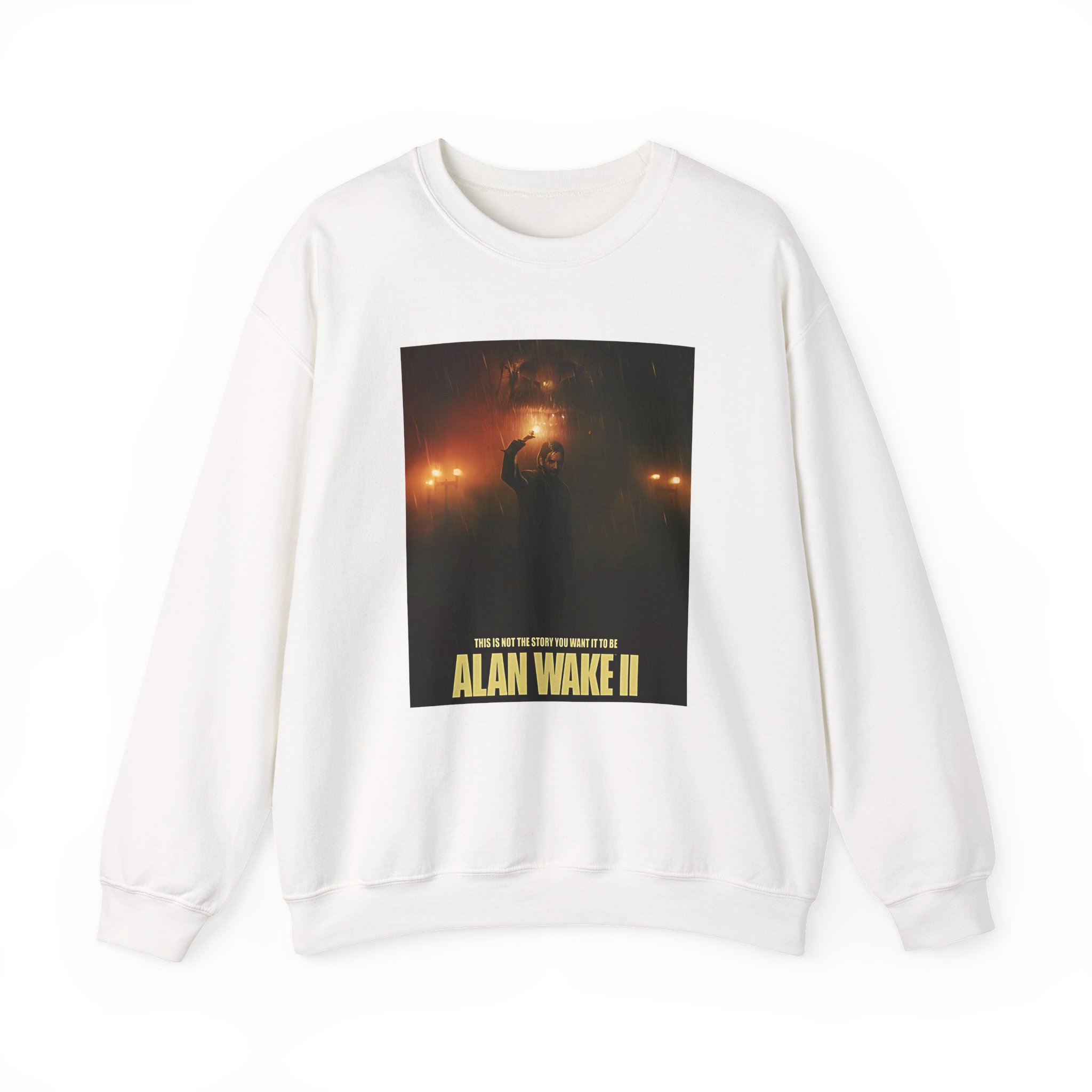 Alan Wake Top Unisex Heavy Blend™ Crewneck Sweatshirt - Image 3