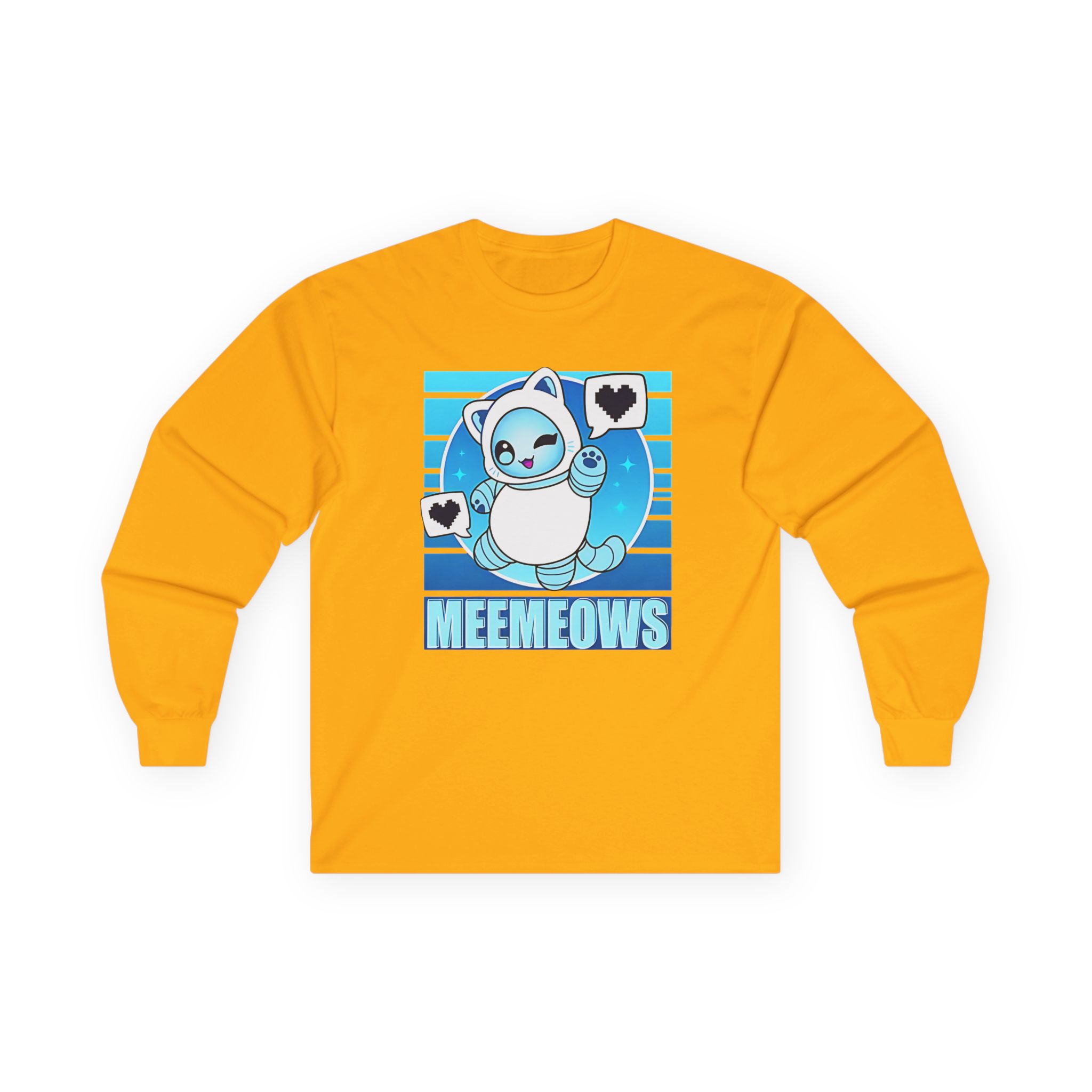 Aphmau Robot Cat Unisex Ultra Cotton Long Sleeve Tee - Image 3