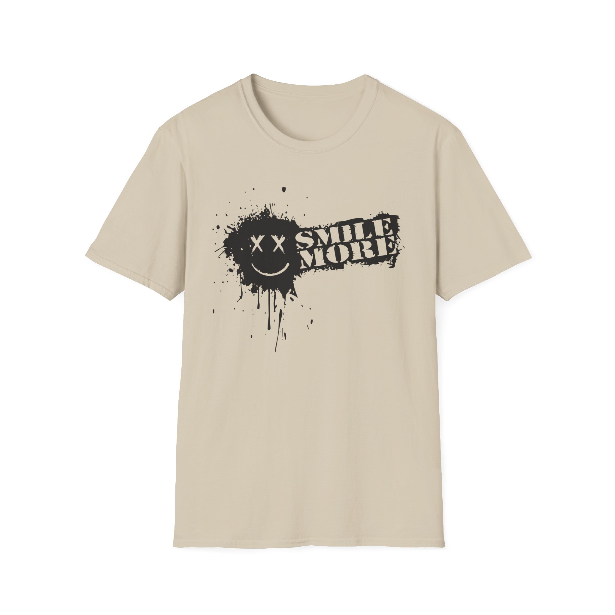 Roman Atwood Smile More Splatter Unisex Softstyle T-Shirt - Image 3