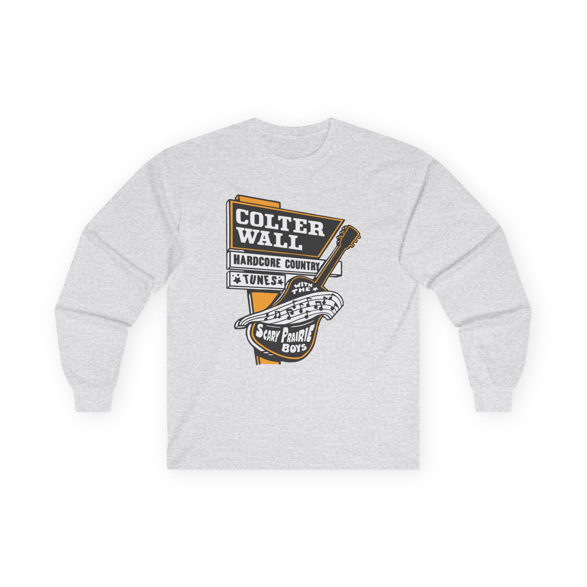 Colter Wall Guitar Sign Unisex Ultra Cotton Long Sleeve Tee