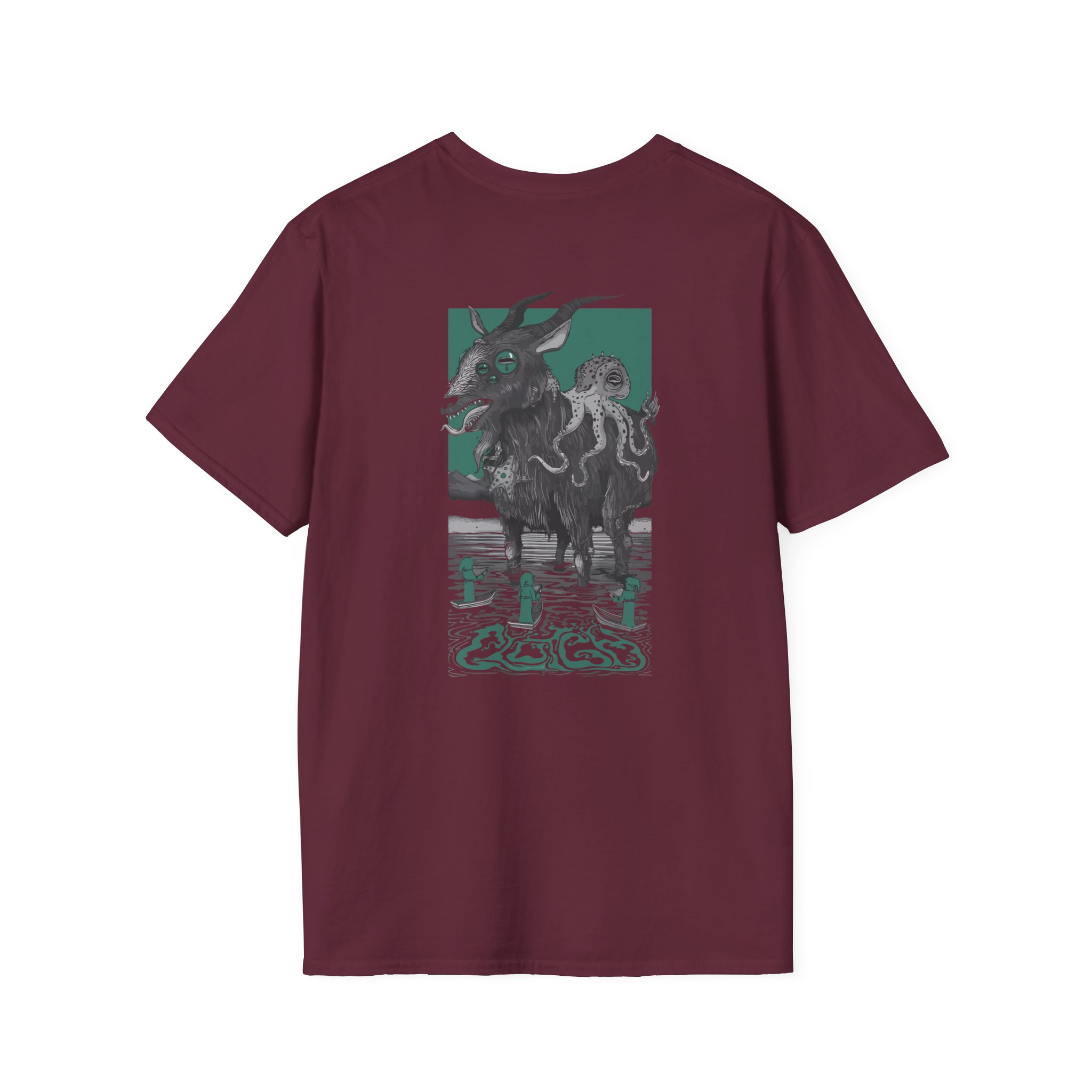 Clutch Mazza Swollen Goat Unisex Softstyle T-Shirt - Image 6