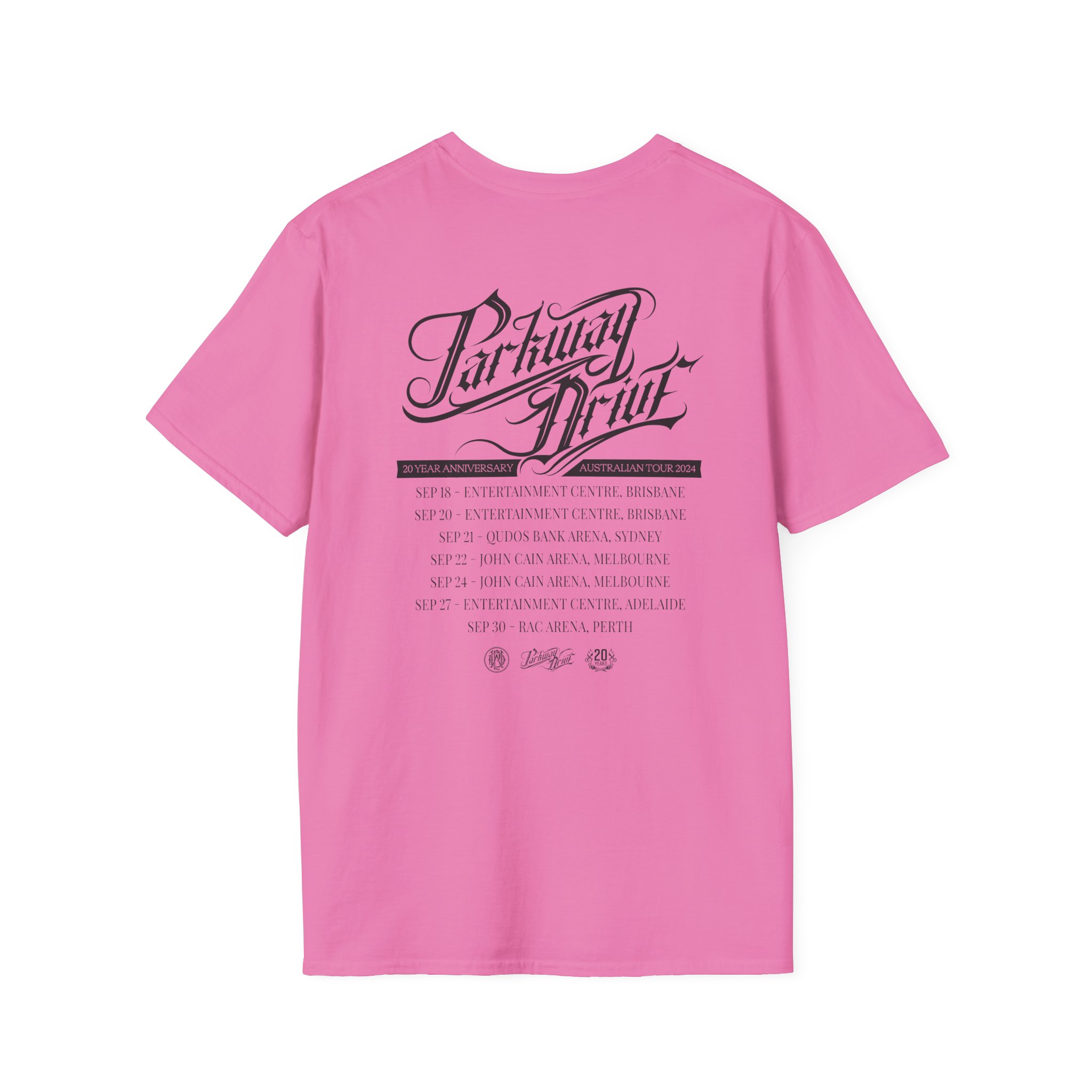 Parkway Drive Australian Tour Unisex Softstyle T-Shirt - Image 18