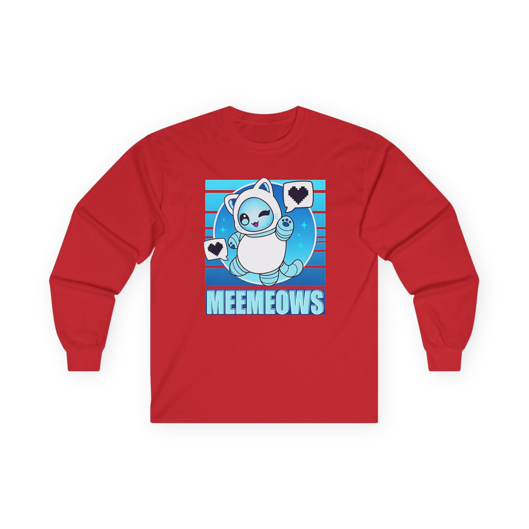 Aphmau Robot Cat Unisex Ultra Cotton Long Sleeve Tee - Image 19