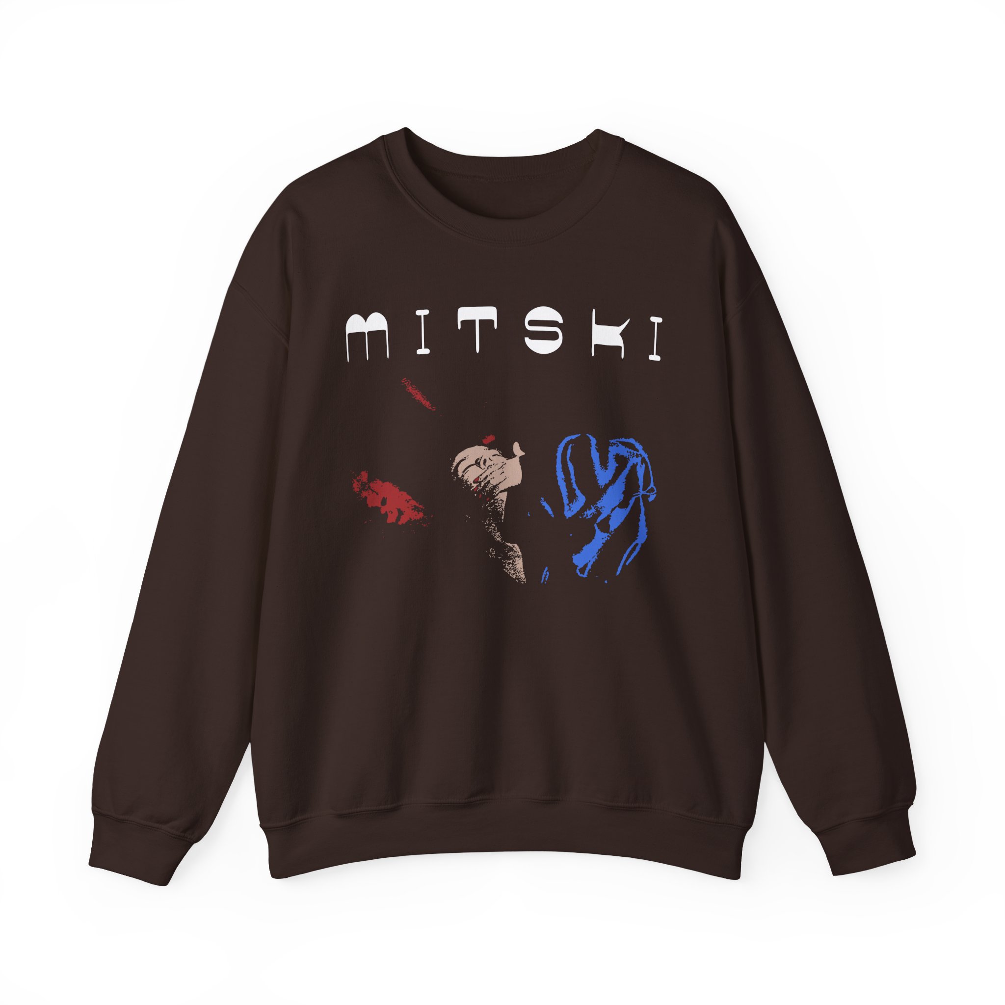 Mitski Working for the Knife Unisex Heavy Blend™ Crewneck Sweatshirt - Image 3