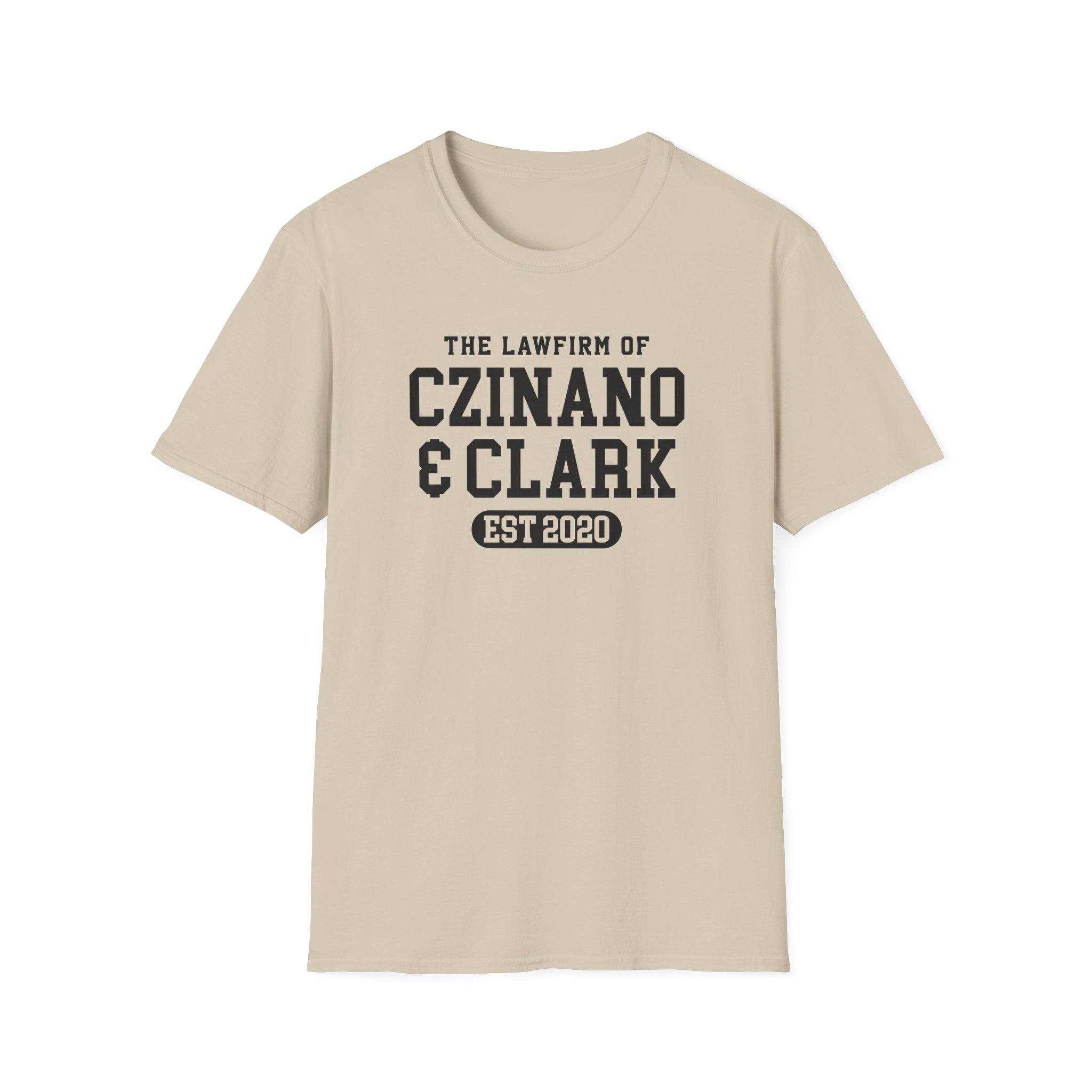 Caitlin Clark The law firm of Czinano & Clark Unisex Softstyle T-Shirt - Image 3