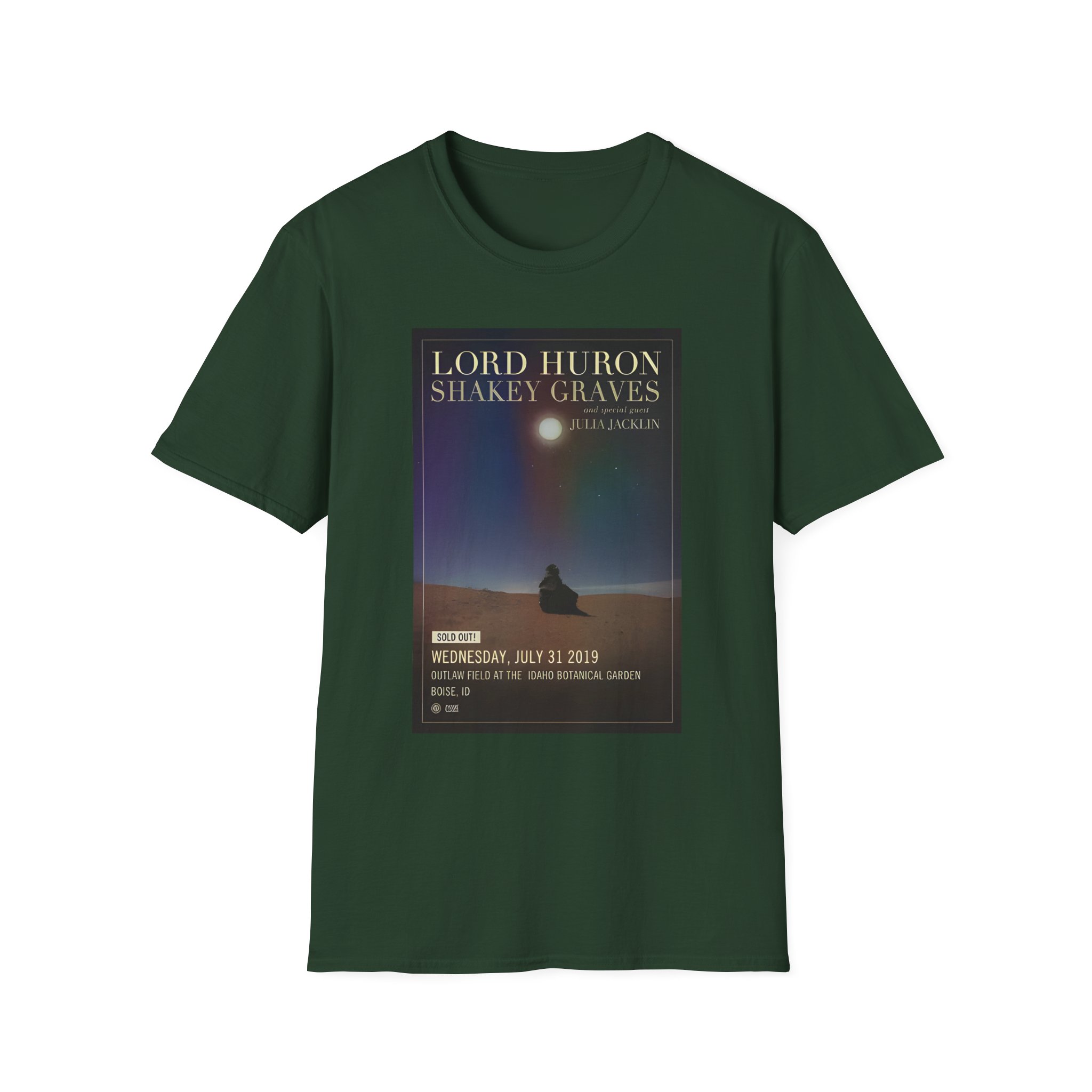 Lord Huron at Knitting Factory Unisex Softstyle T-Shirt - Image 7