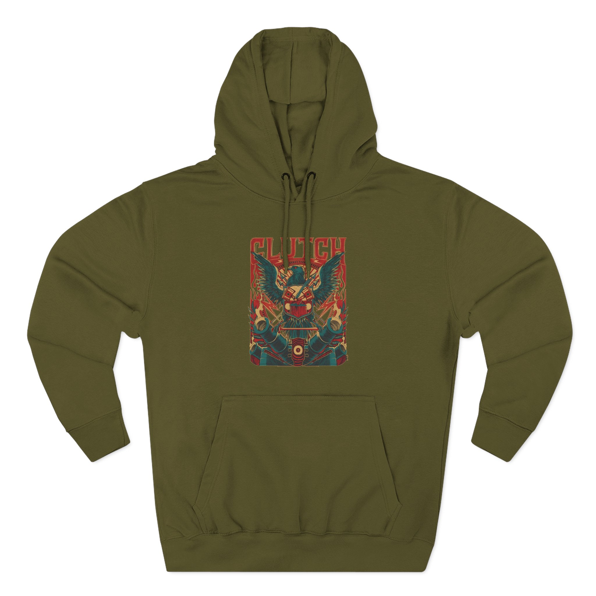 Clutch Eagle Eye Three-Panel Fleece Hoodie - Image 7