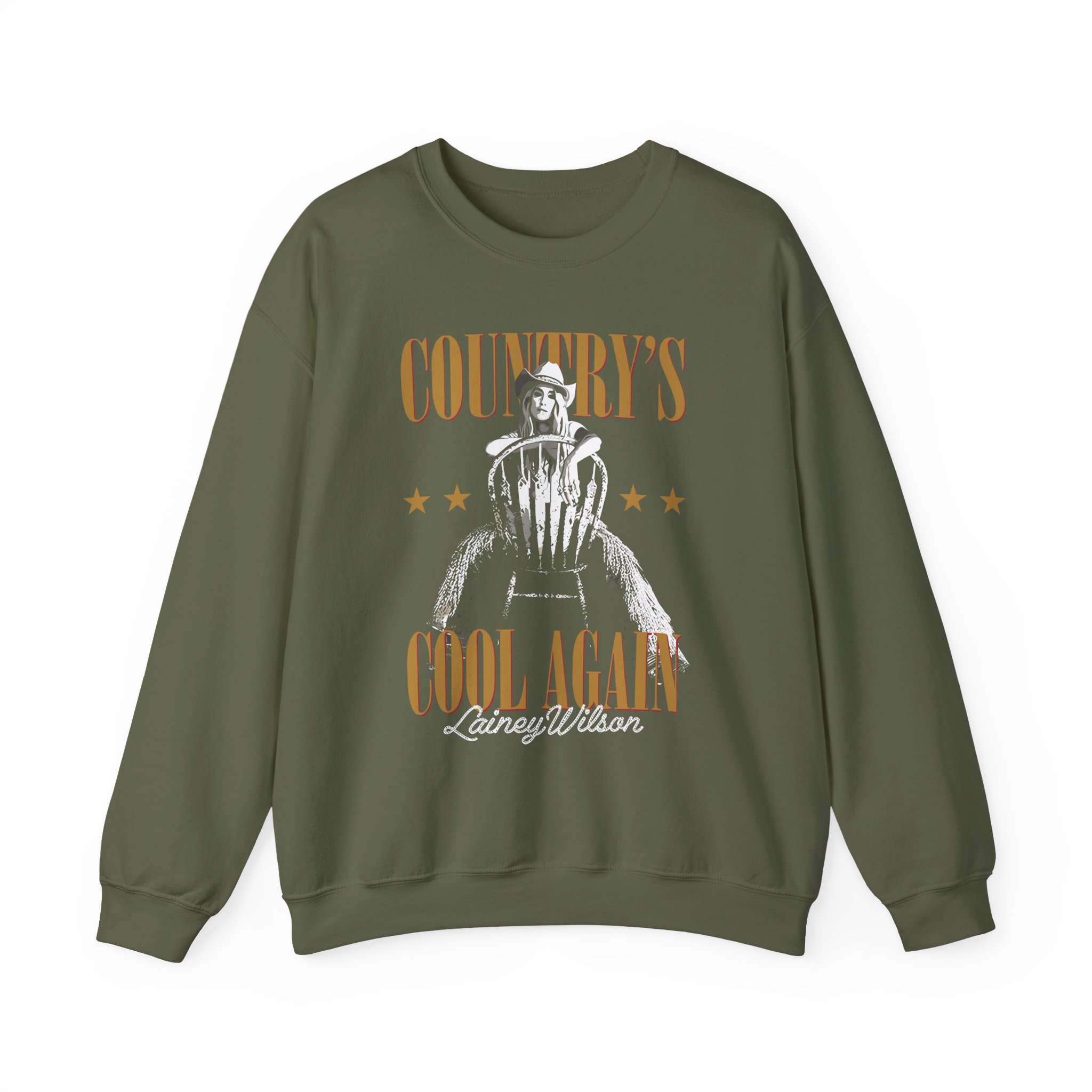 Lainey Wilson Country's Cool Again Unisex Heavy Blend™ Crewneck Sweatshirt - Image 9