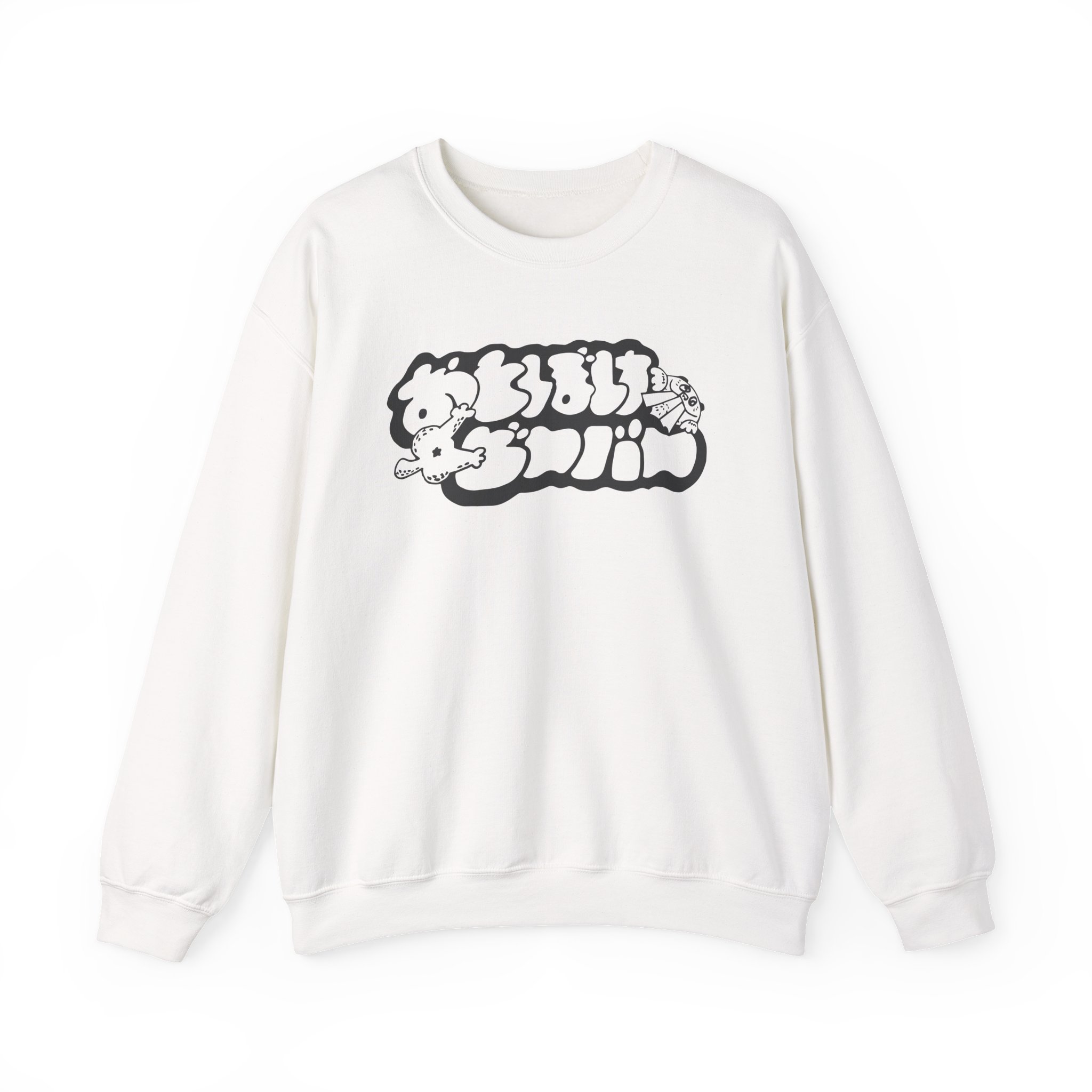 Otoboke Beaver Shimmer Print Logo Unisex Heavy Blend™ Crewneck Sweatshirt
