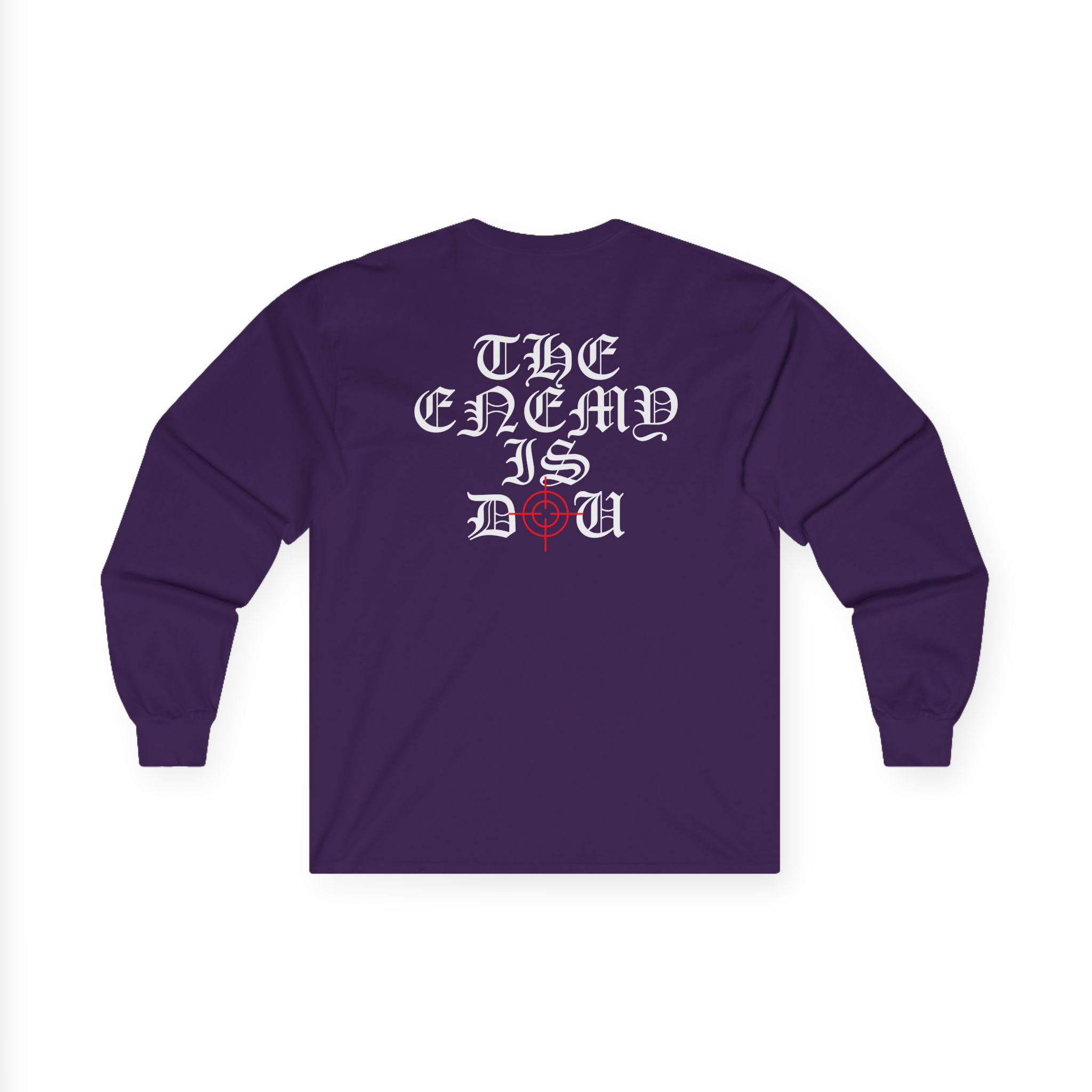 Harms Way The Enemy Is You Unisex Ultra Cotton Long Sleeve Tee - Image 10