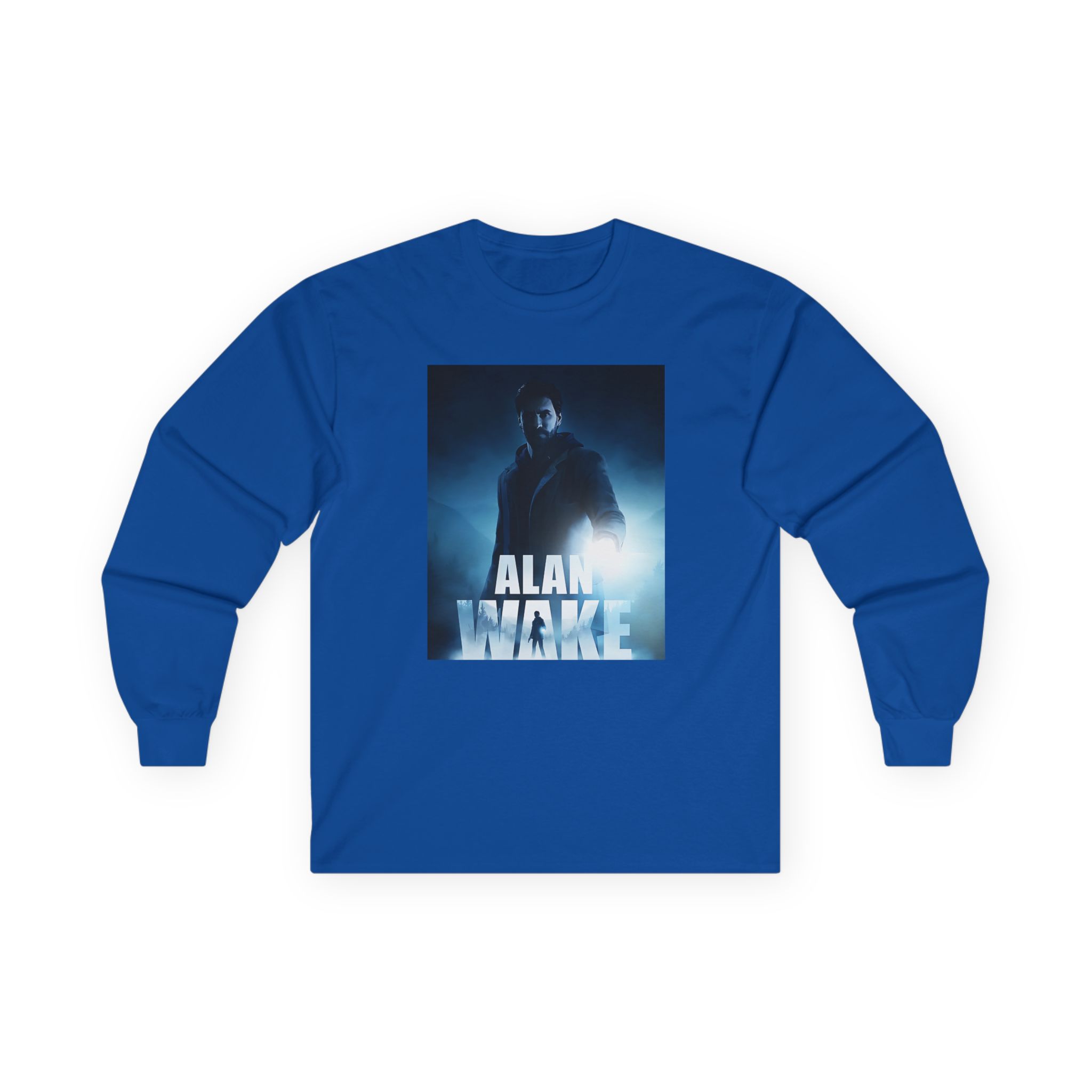 Alan Wake Character Unisex Ultra Cotton Long Sleeve Tee - Image 15