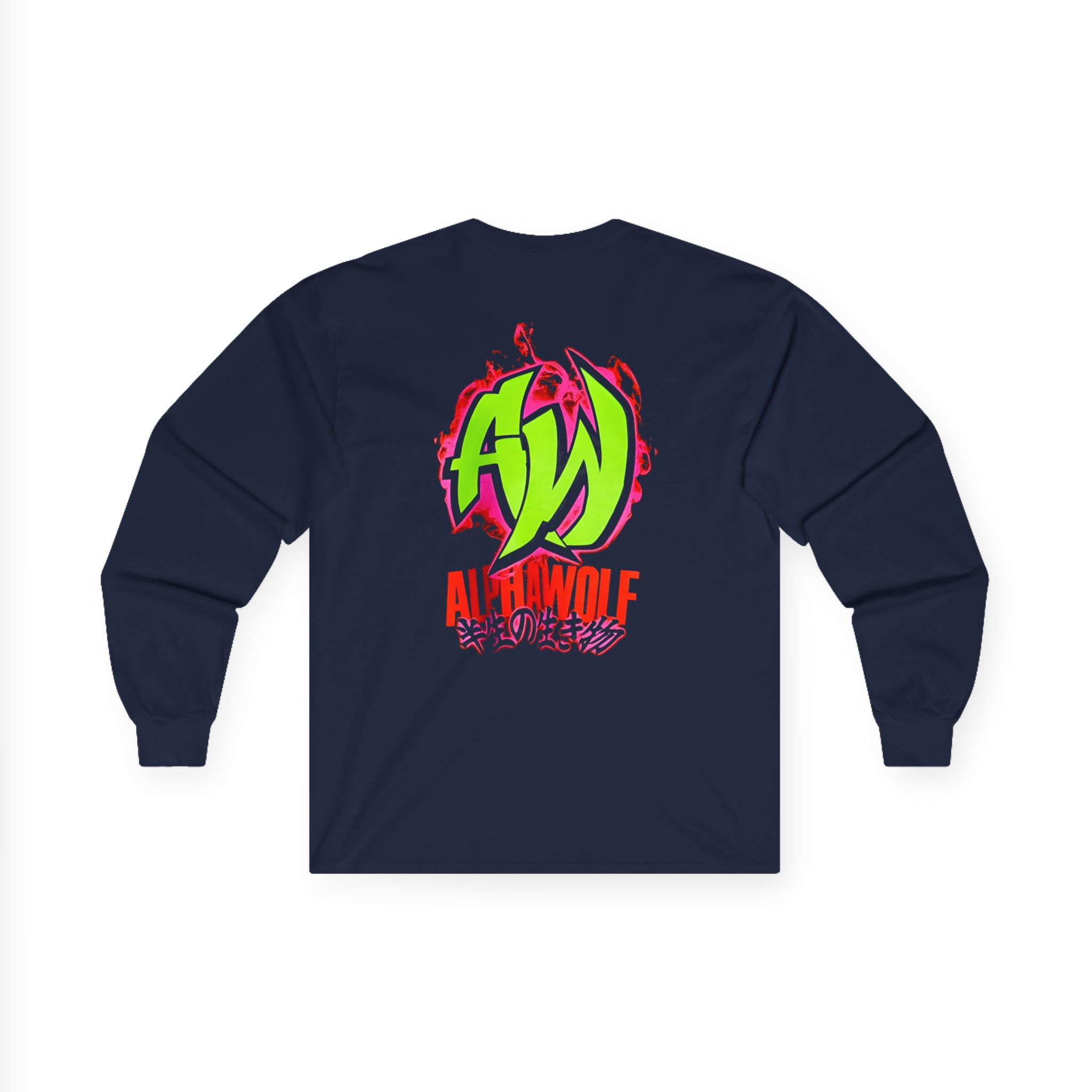 Alpha Wolf Bel Air Unisex Ultra Cotton Long Sleeve Tee - Image 12