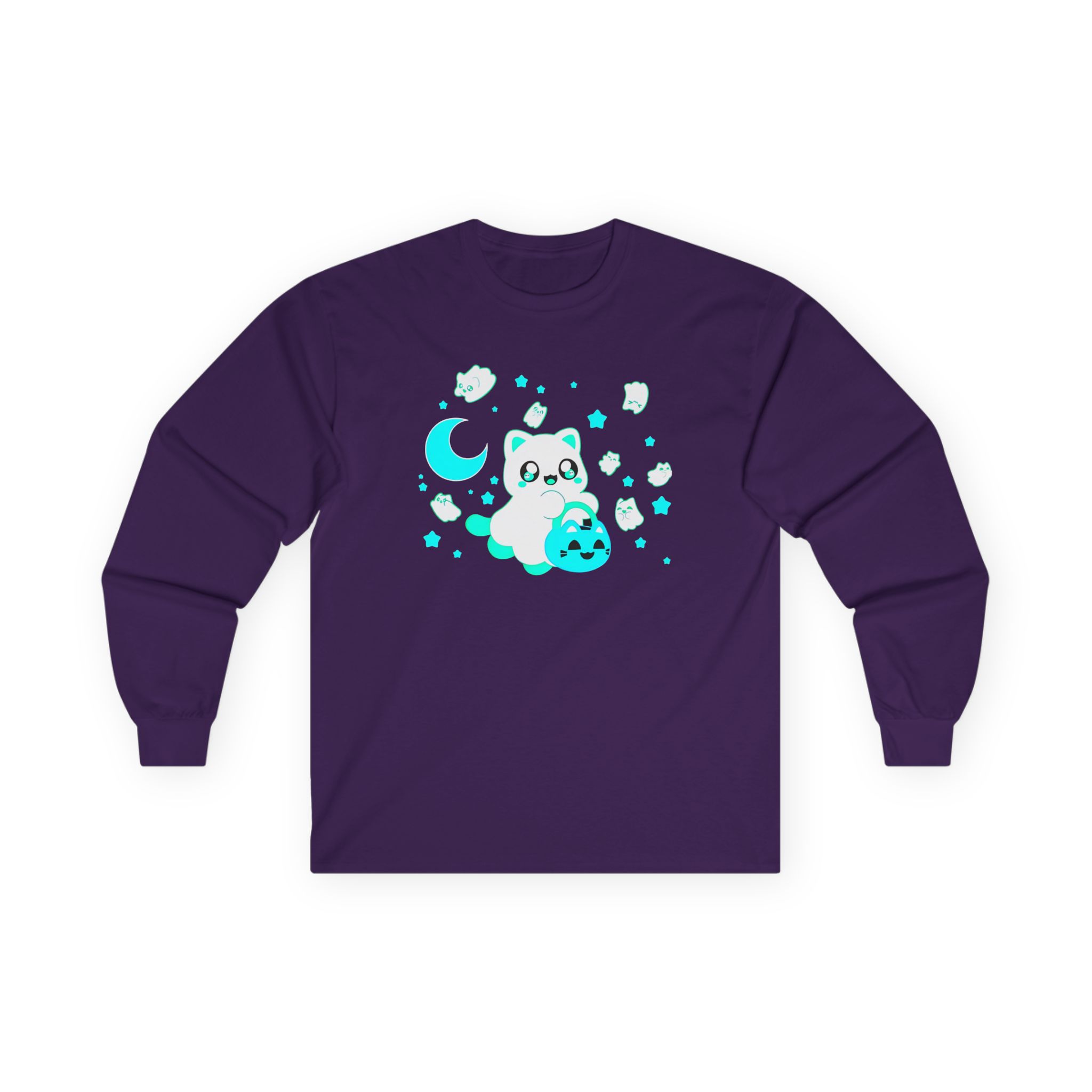 Aphmau Ghost Cat Unisex Ultra Cotton Long Sleeve Tee - Image 13