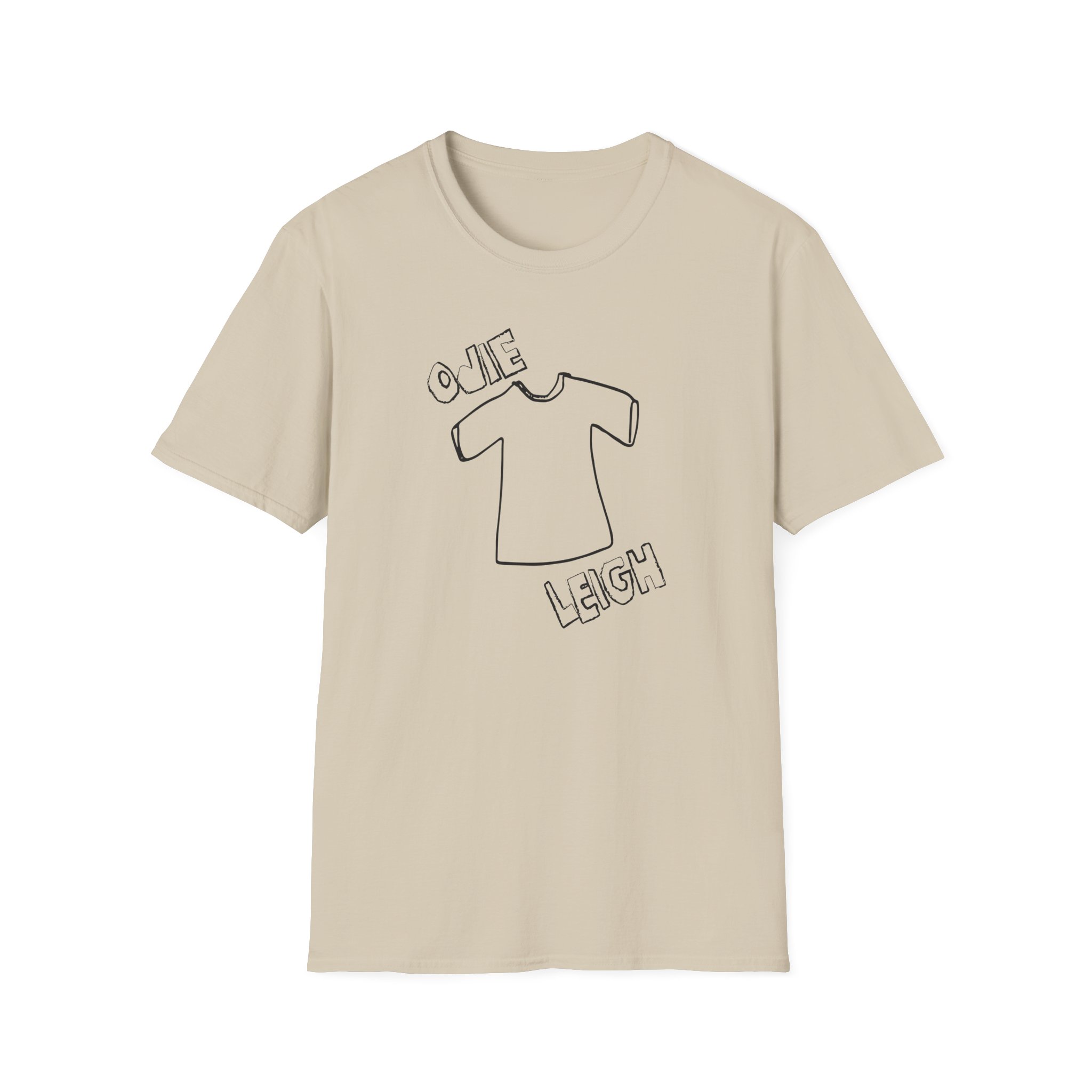 Odie Leigh My Name on a Unisex Softstyle T-Shirt - Image 3