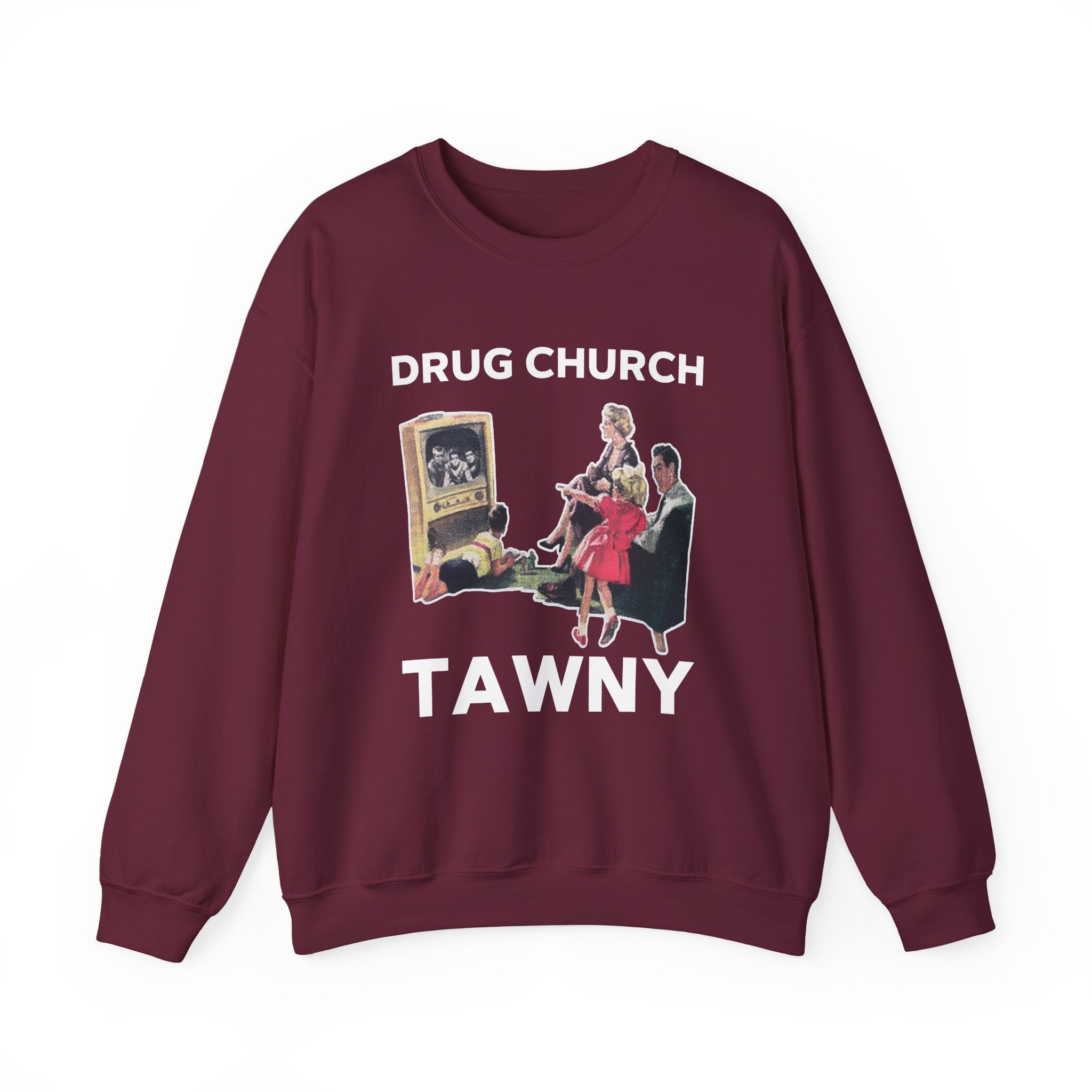 Drug Church TV Unisex Heavy Blend™ Crewneck Sweatshirt - Image 5
