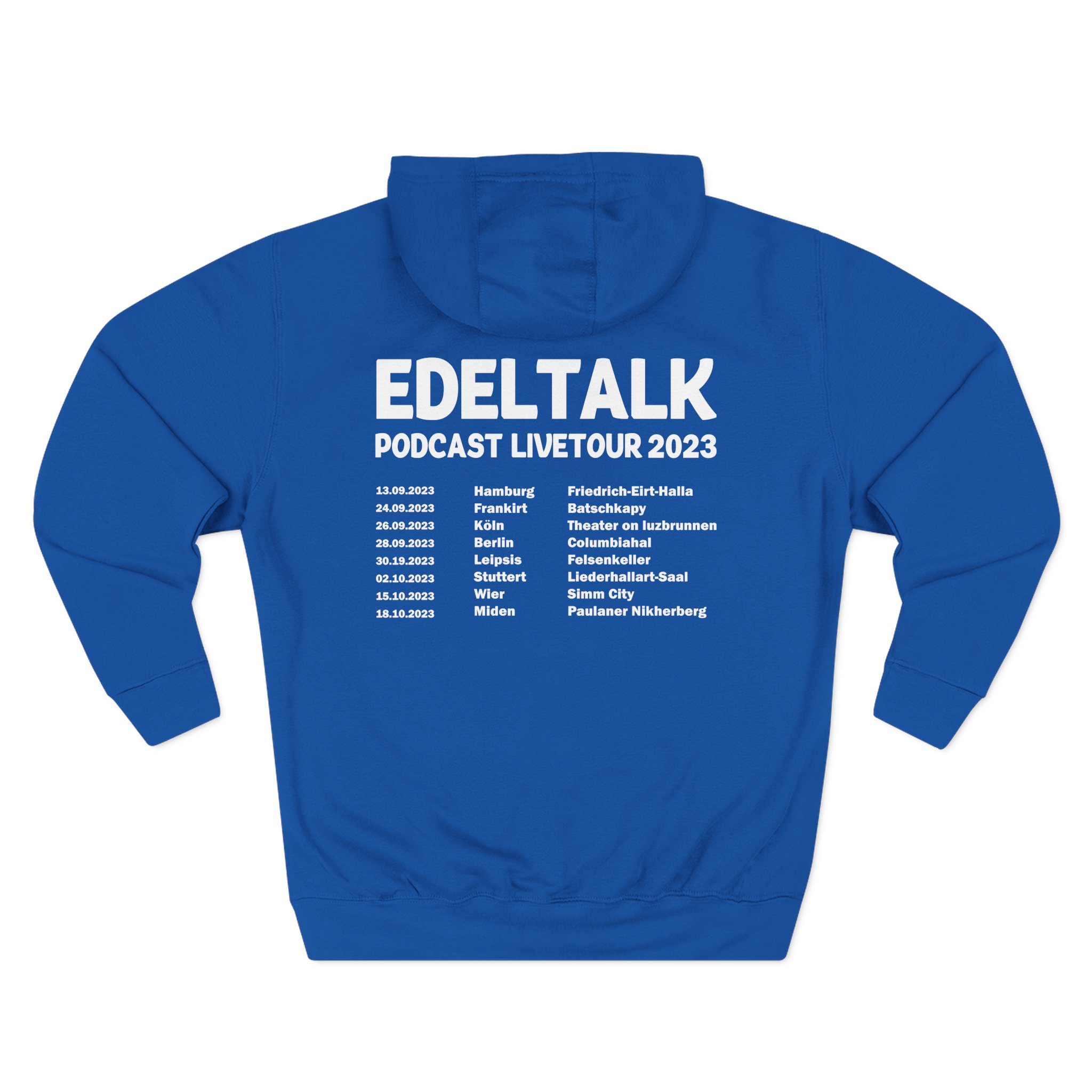 Edeltalk Podcast Livetour 2023 Three-Panel Fleece Hoodie - Image 10