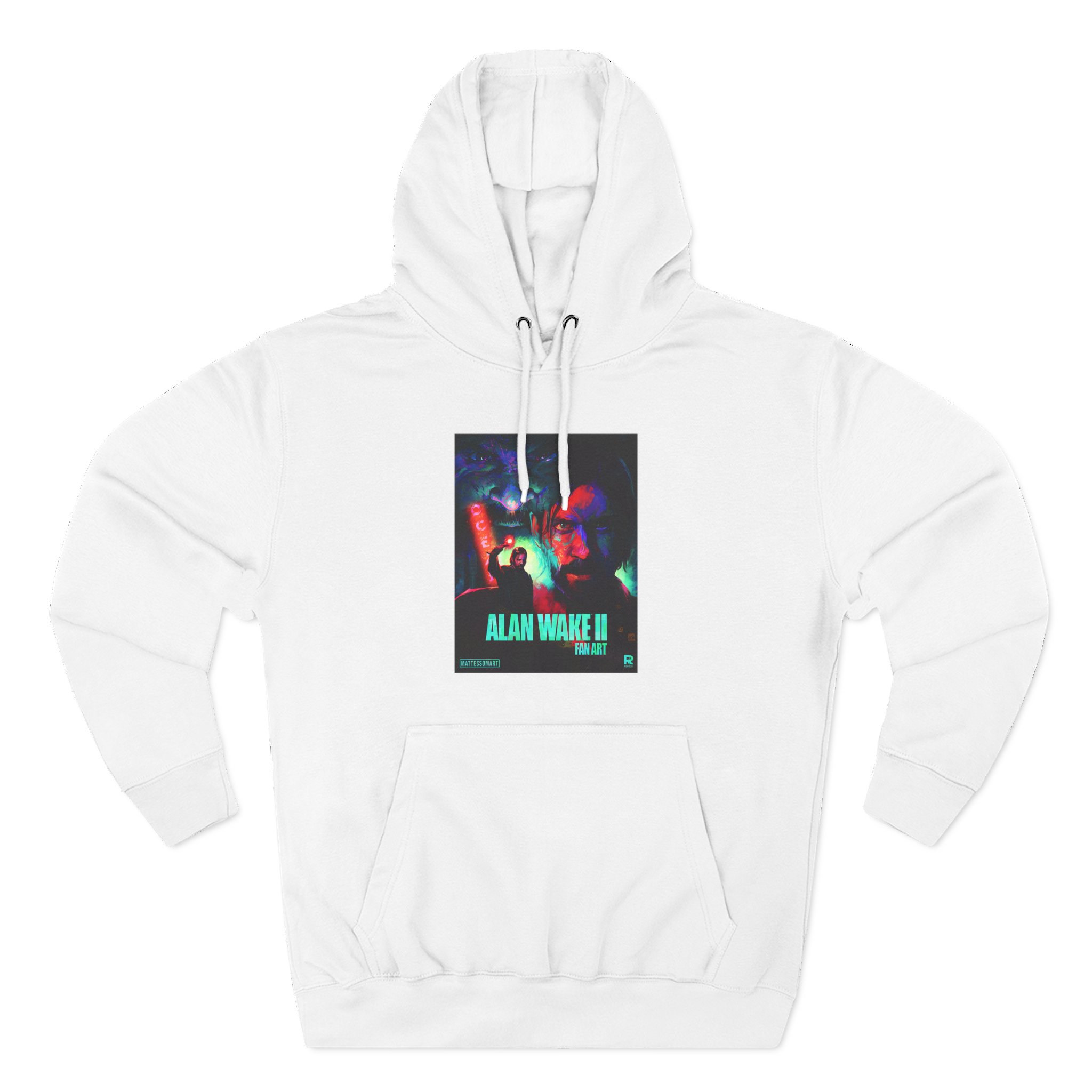 Alan Wake Fan Art Three-Panel Fleece Hoodie - Image 3
