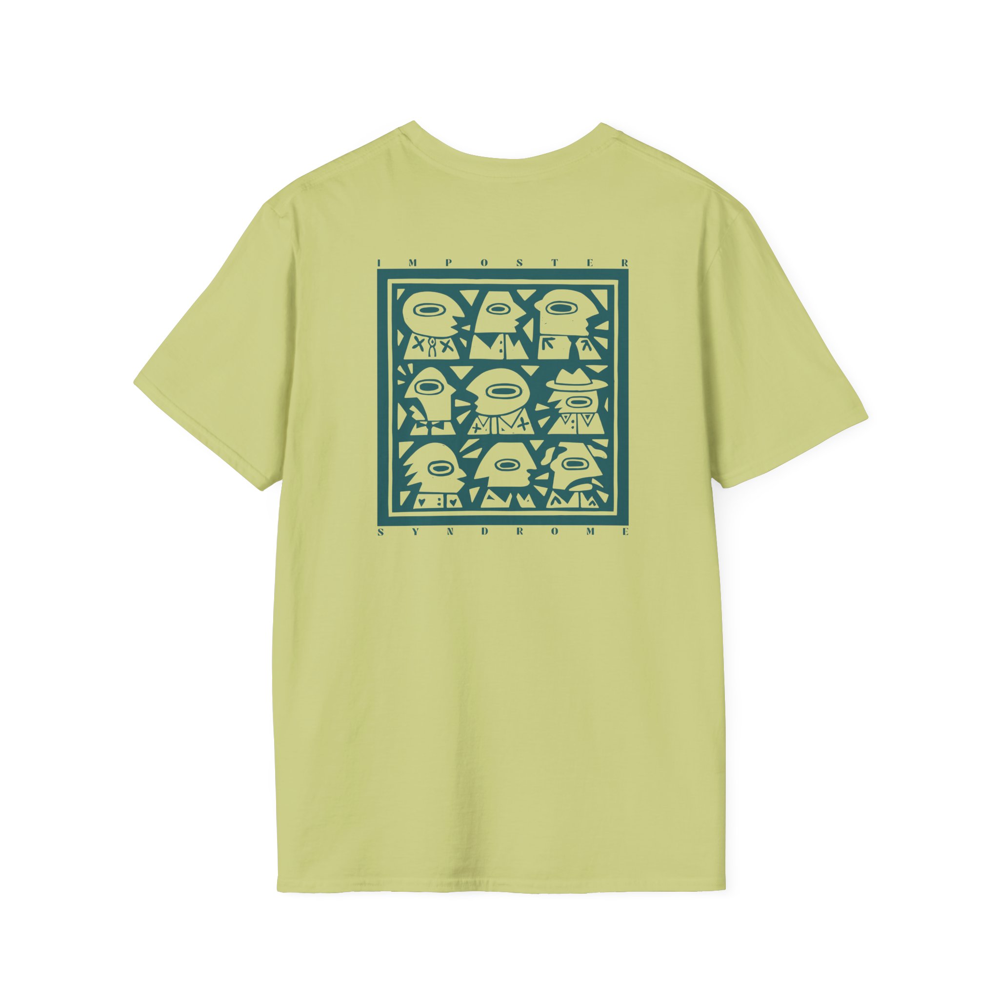Lime Cordiale Imposter Syndrome Unisex Softstyle T-Shirt - Image 12