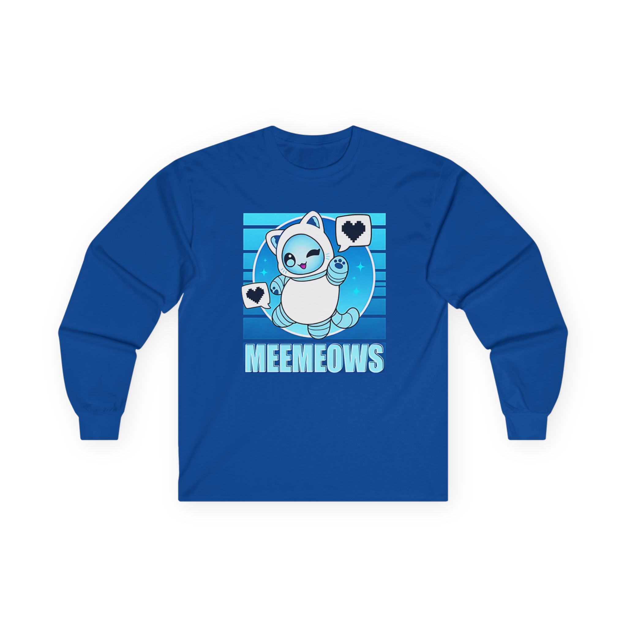 Aphmau Robot Cat Unisex Ultra Cotton Long Sleeve Tee - Image 13