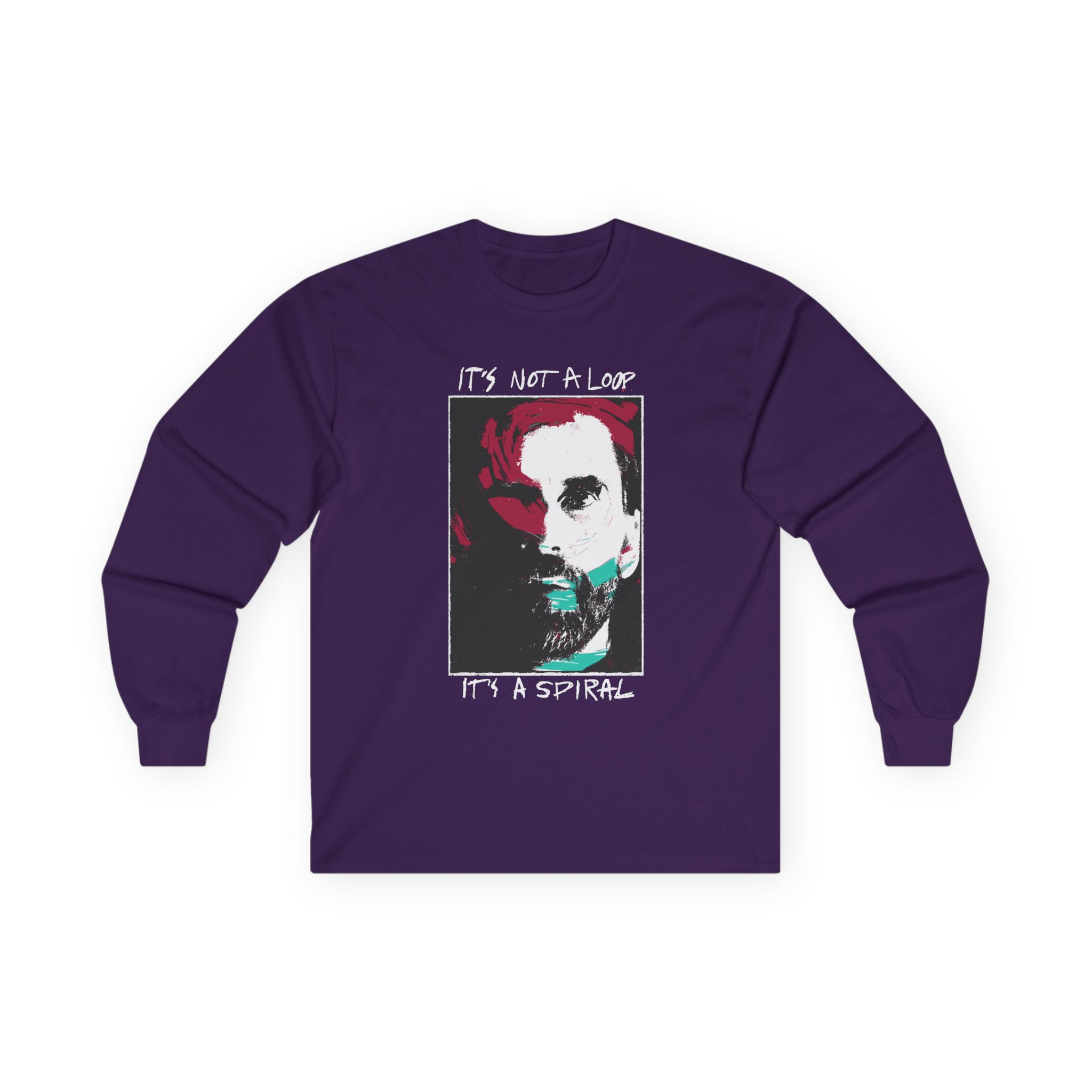 Alan Wake It's Not a Loop It's a Spiral Unisex Ultra Cotton Long Sleeve Tee - Image 15