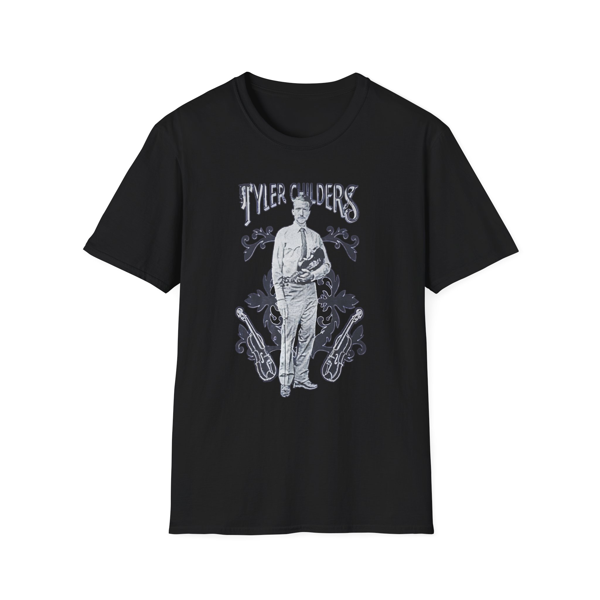 Tyler Childers Long Violent History Unisex Softstyle T-Shirt - Image 3