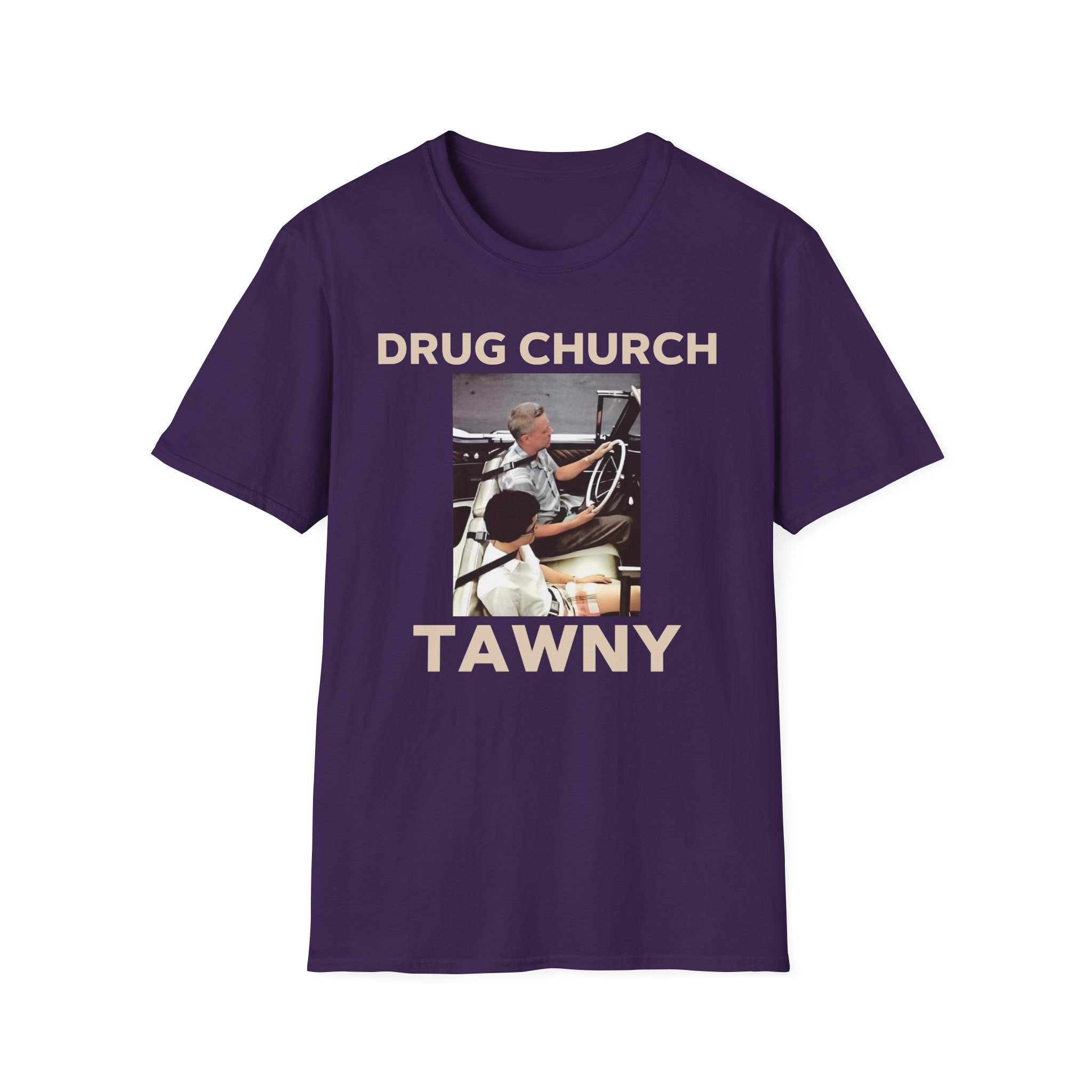 Drug Church Tawny Unisex Softstyle T-Shirt - Image 21