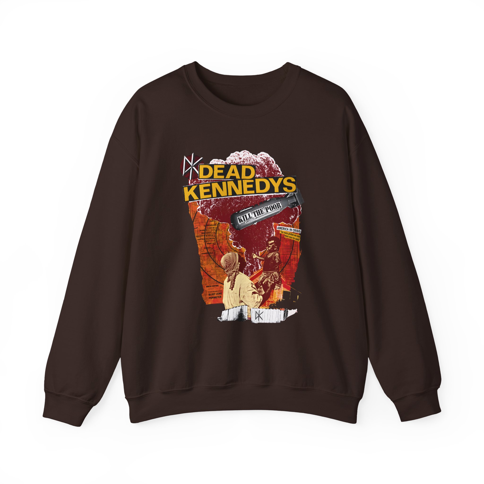 Dead Kennedys California Uber Alles Unisex Heavy Blend™ Crewneck Sweatshirt - Image 5
