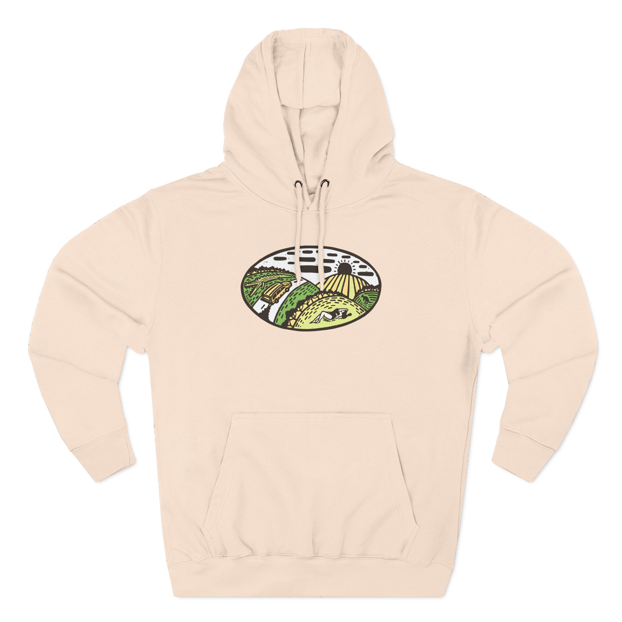Lime Cordiale EOTST Album Art Three-Panel Fleece Hoodie - Image 7