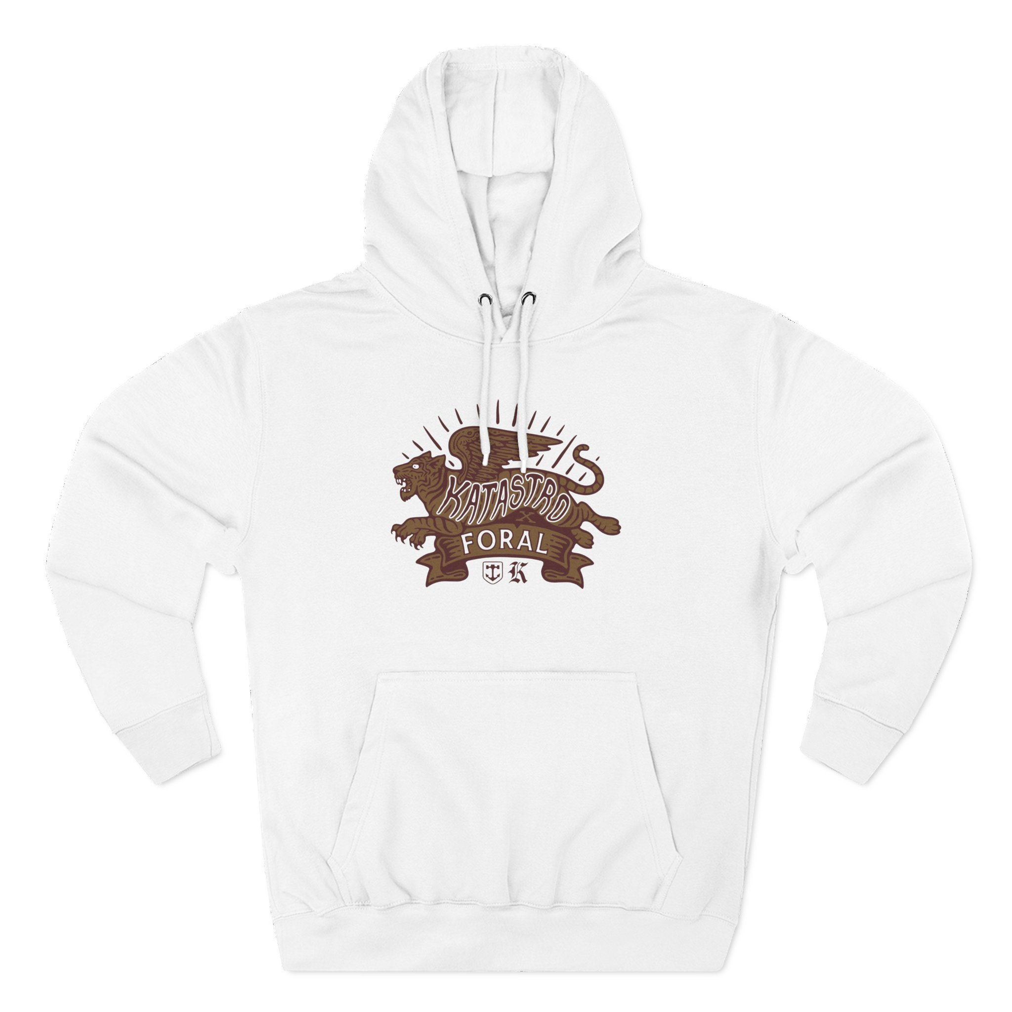 Katastro Foral Three-Panel Fleece Hoodie - Image 3