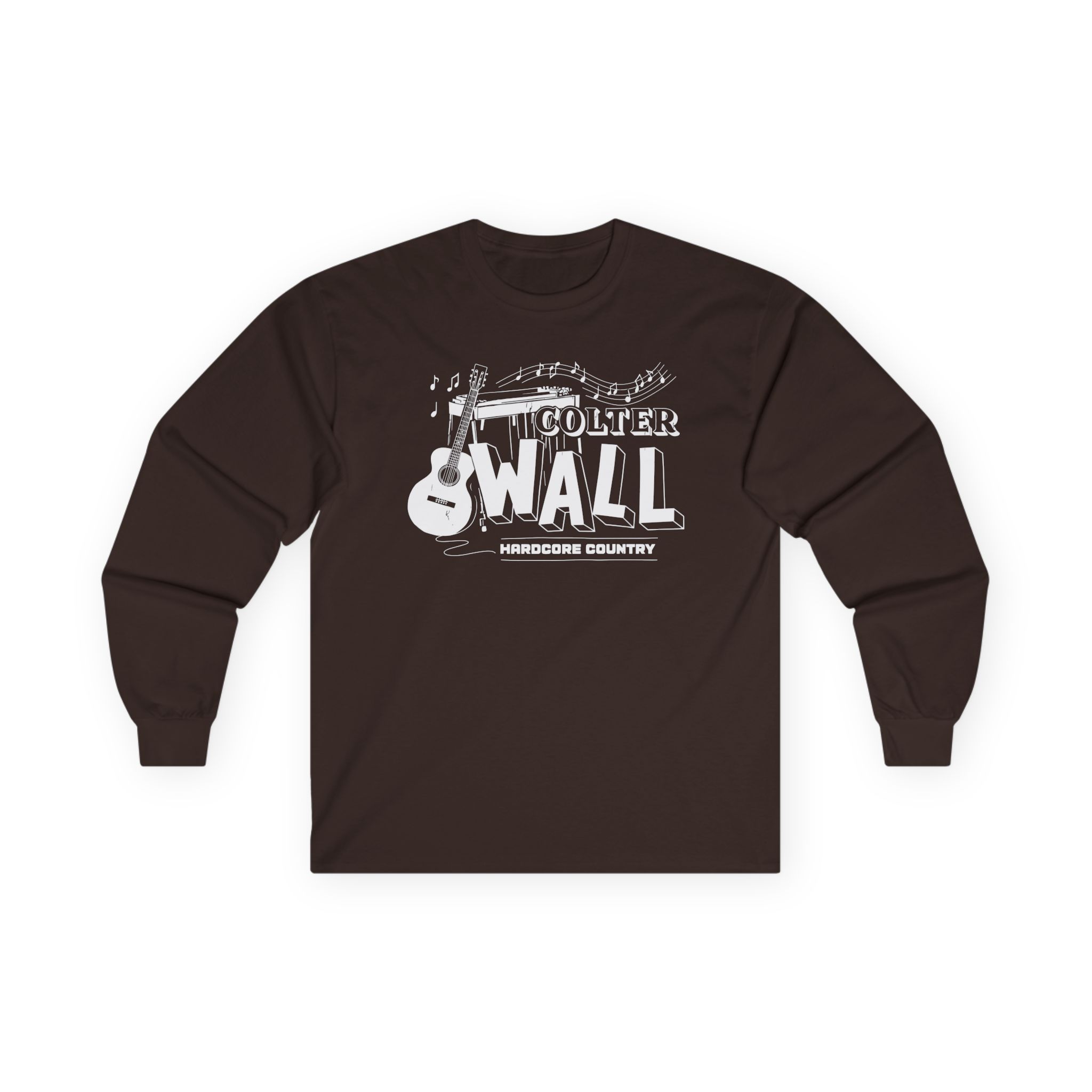 Colter Wall Hardcore Country Unisex Ultra Cotton Long Sleeve Tee - Image 5