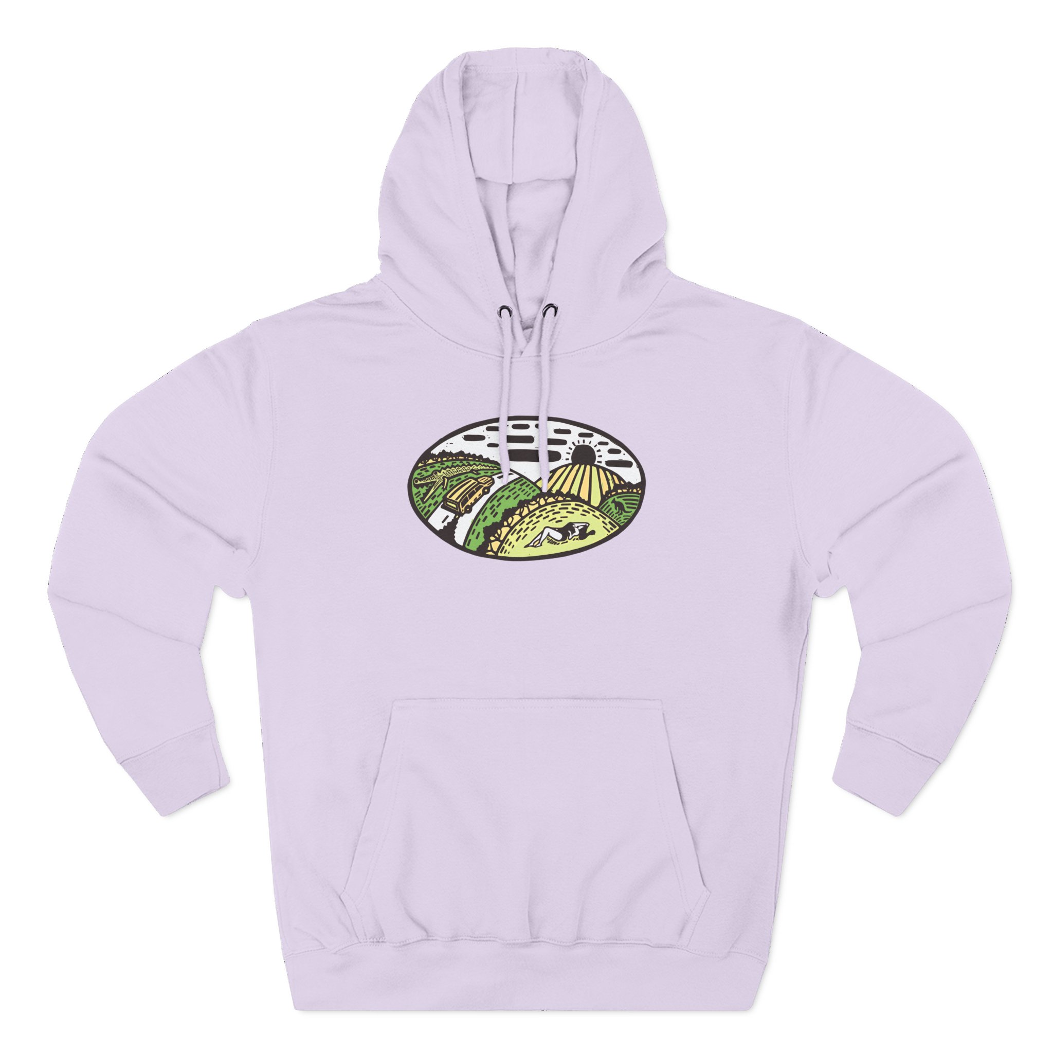 Lime Cordiale EOTST Album Art Three-Panel Fleece Hoodie - Image 13