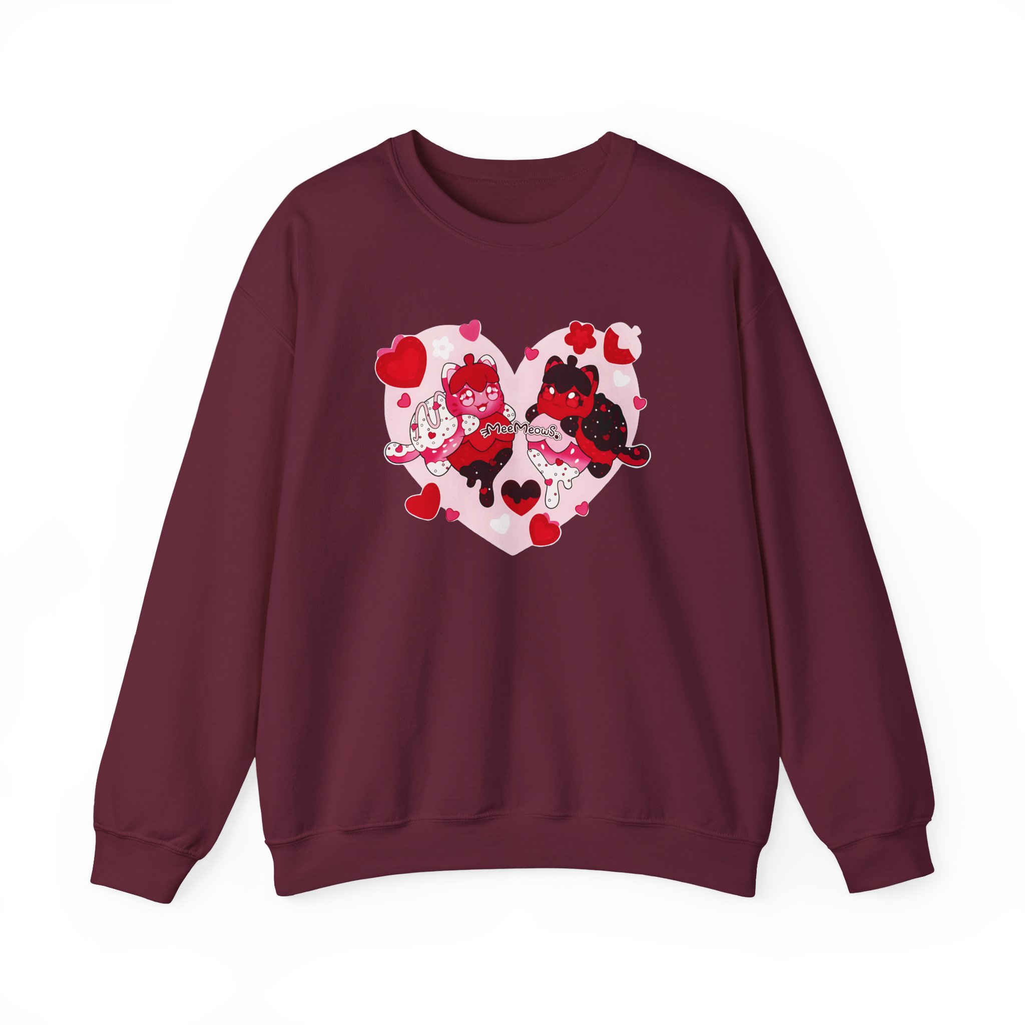 Aphmau Valentine's Day Unisex Heavy Blend™ Crewneck Sweatshirt - Image 3