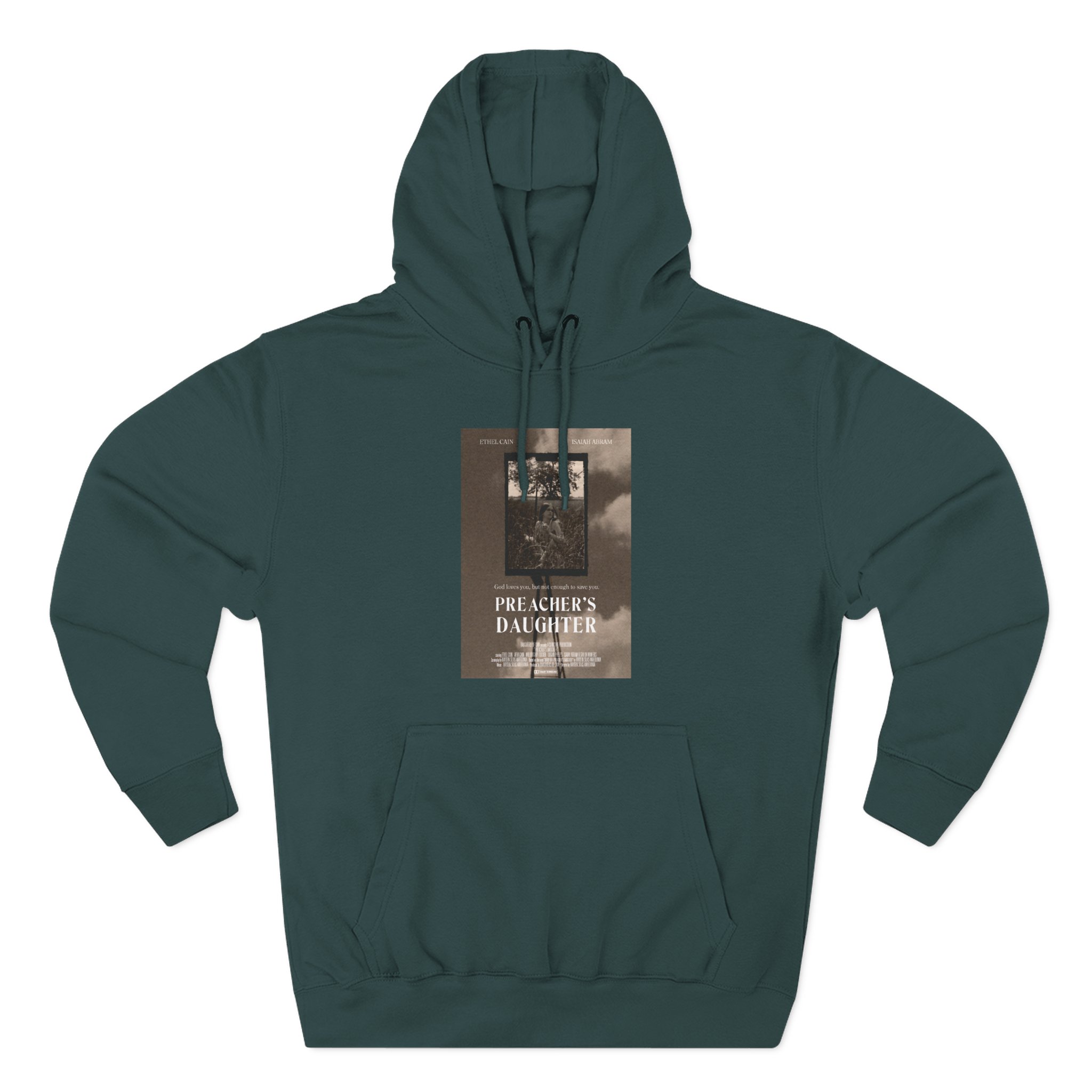 Ethel Cain Preacher's Daughter Movie Poster Three-Panel Fleece Hoodie - Image 21