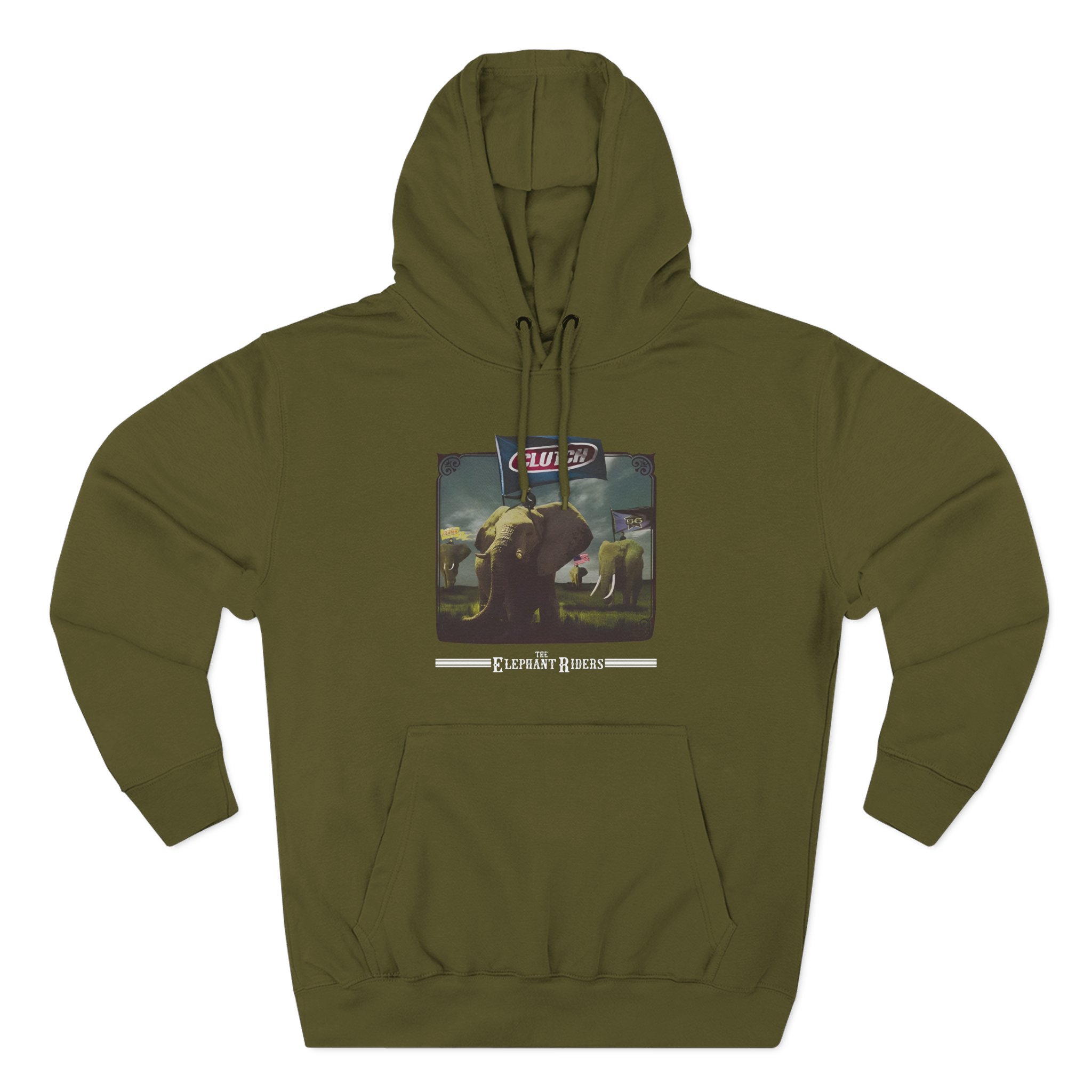 Clutch Elephant Riders Three-Panel Fleece Hoodie - Image 5
