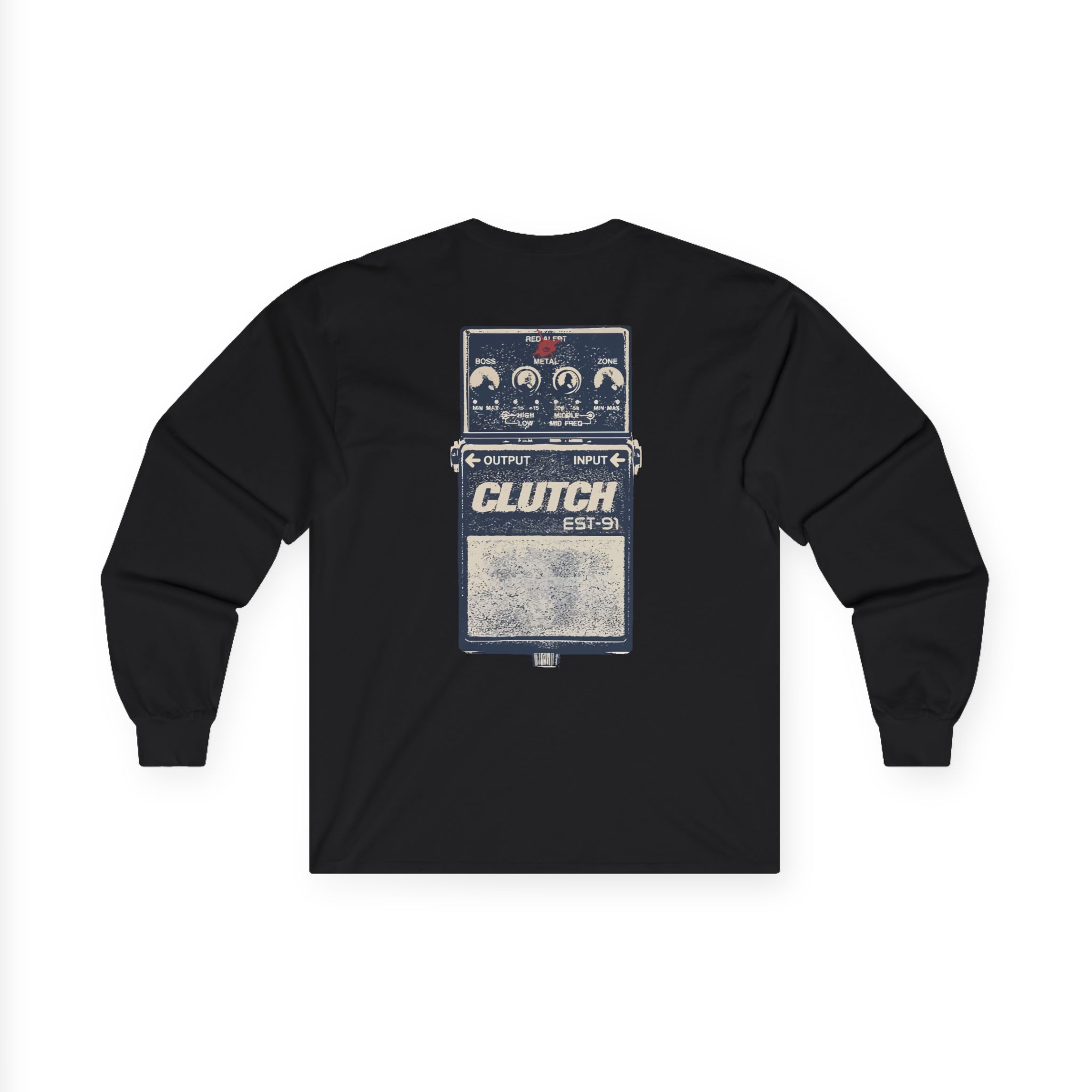 Clutch Red Alert Unisex Ultra Cotton Long Sleeve Tee - Image 2