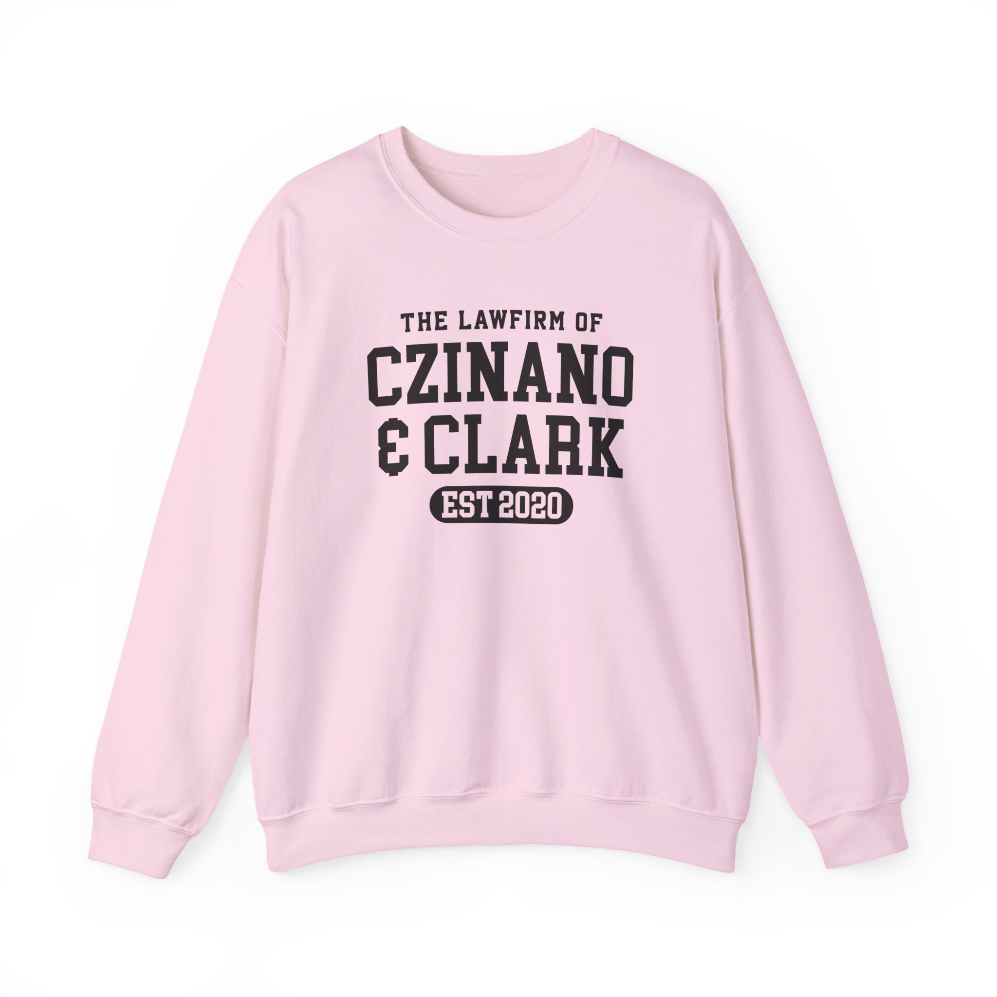 Caitlin Clark The law firm of Czinano & Clark Unisex Heavy Blend™ Crewneck Sweatshirt - Image 11