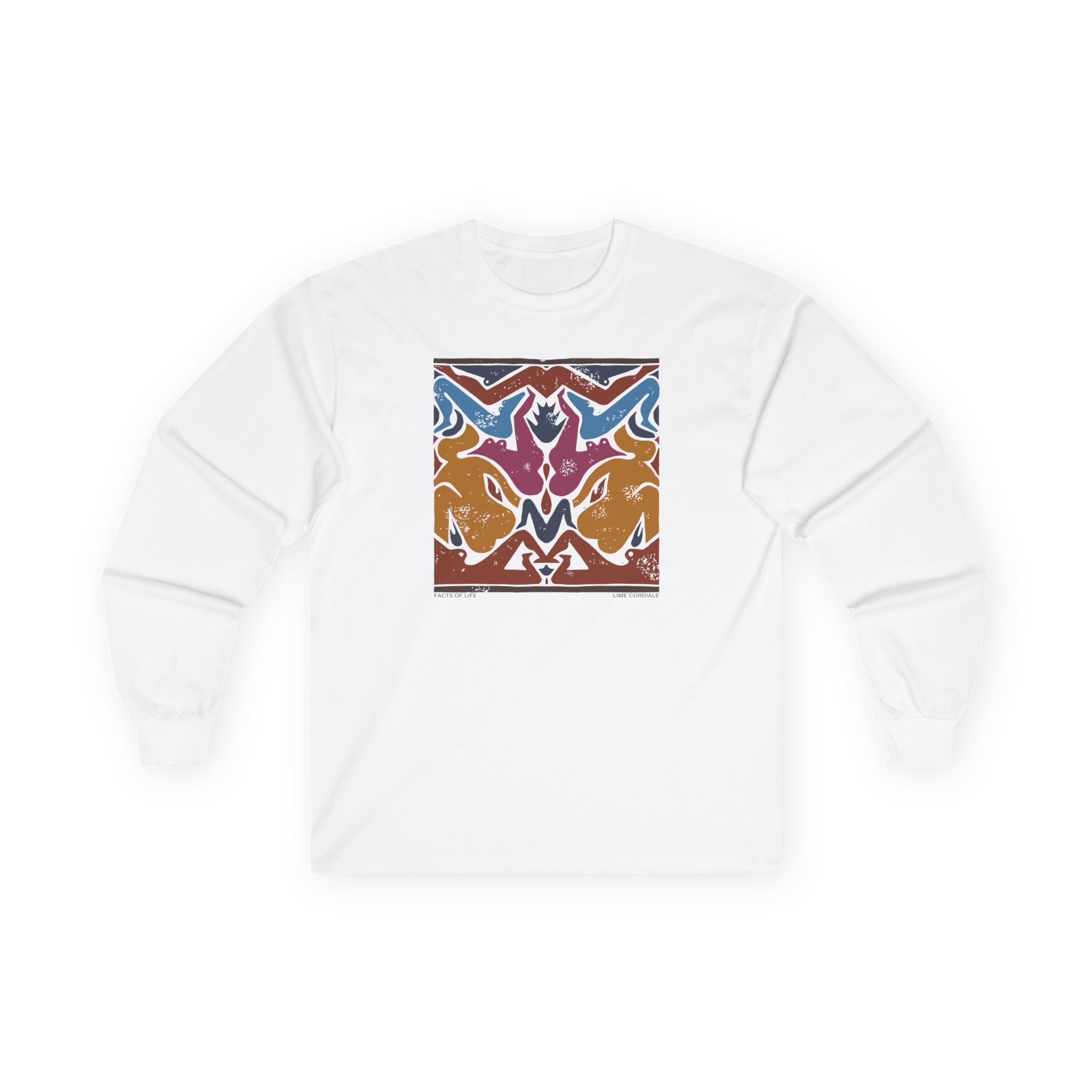 Lime Cordiale Facts of Life Unisex Ultra Cotton Long Sleeve Tee