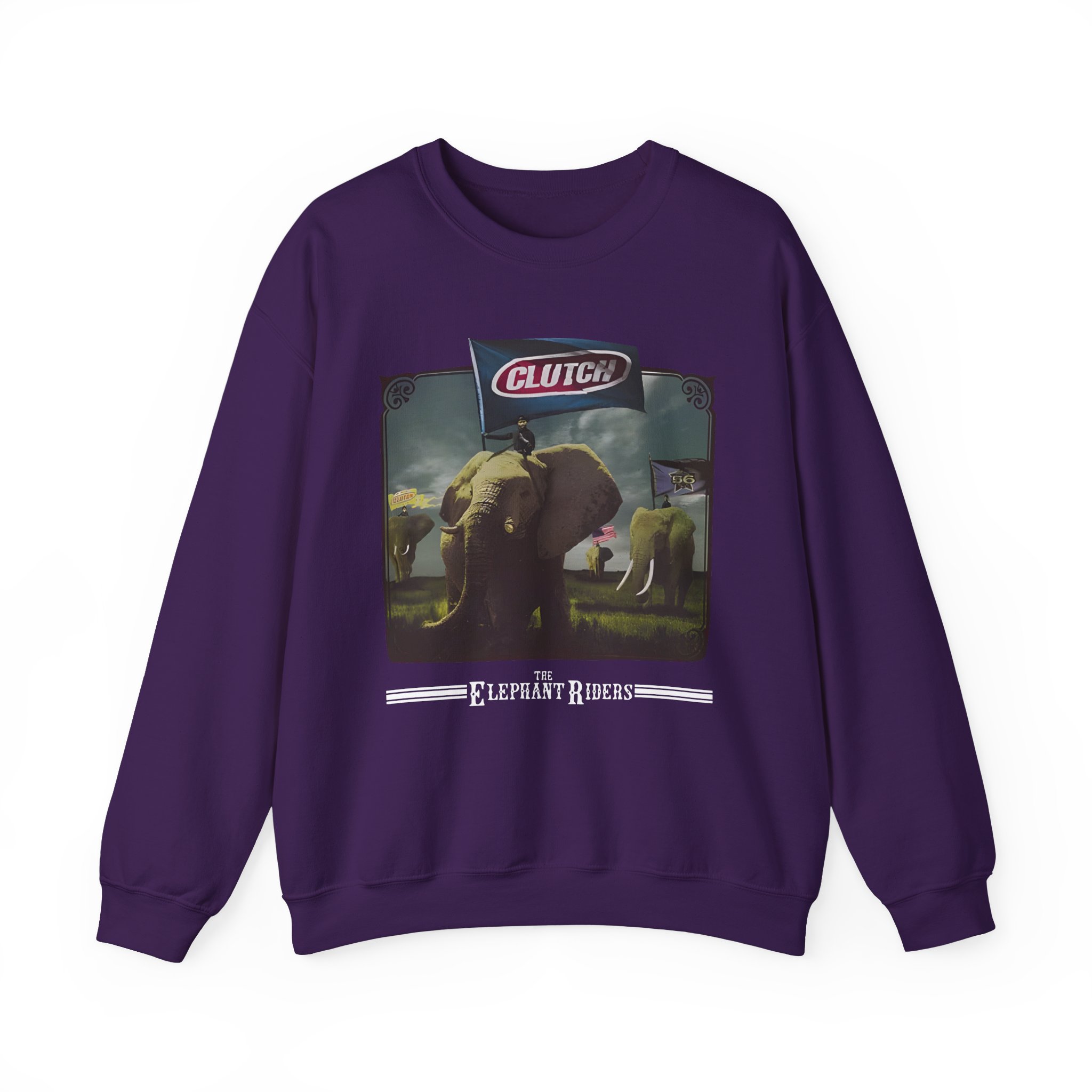 Clutch Elephant Riders Unisex Heavy Blend™ Crewneck Sweatshirt - Image 19