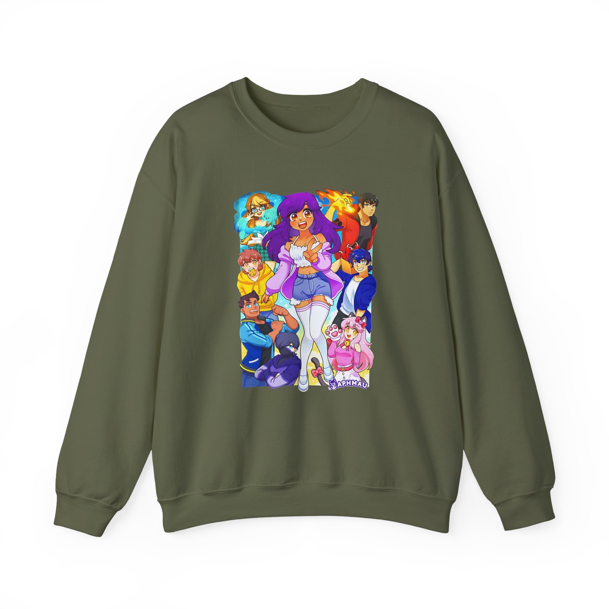 Aphmau & Friends Unisex Heavy Blend™ Crewneck Sweatshirt - Image 7