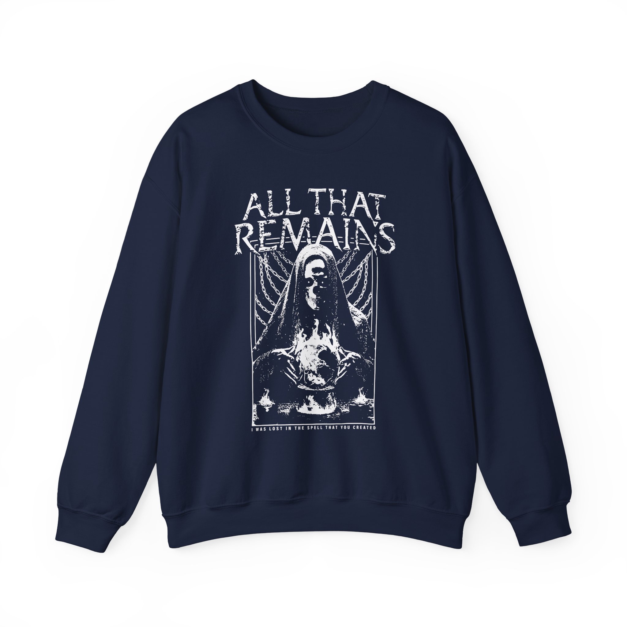 All That Remains Like a Virus Dye Unisex Heavy Blend™ Crewneck Sweatshirt - Image 9