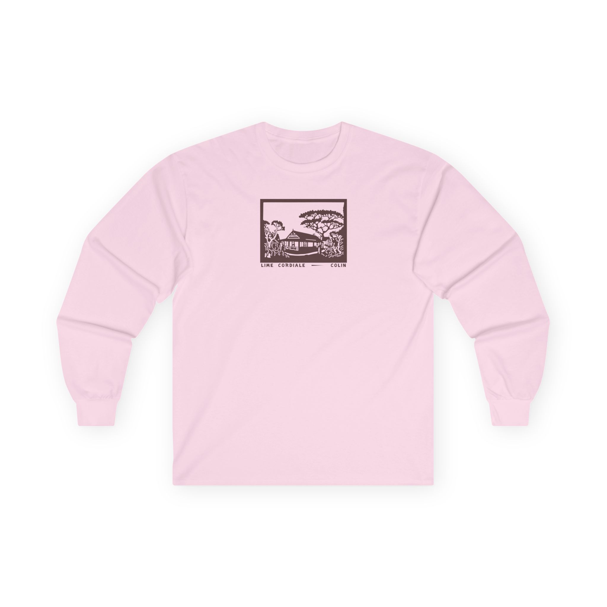 Lime Cordiale Colin Unisex Ultra Cotton Long Sleeve Tee - Image 7