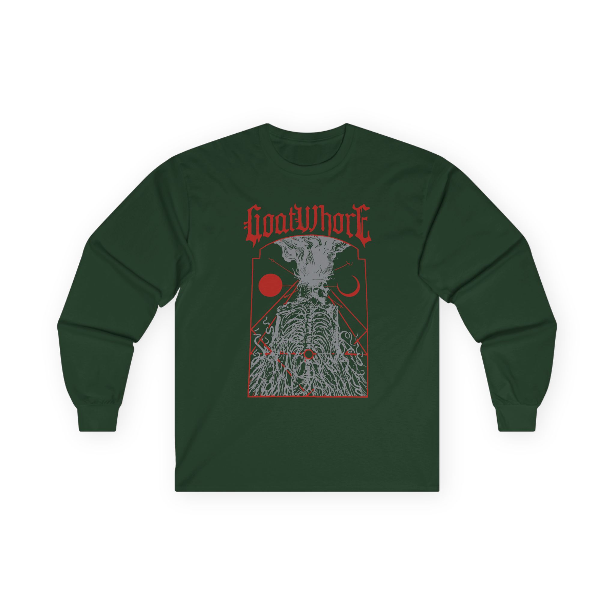 Goatwhore Red Fire Unisex Ultra Cotton Long Sleeve Tee - Image 3