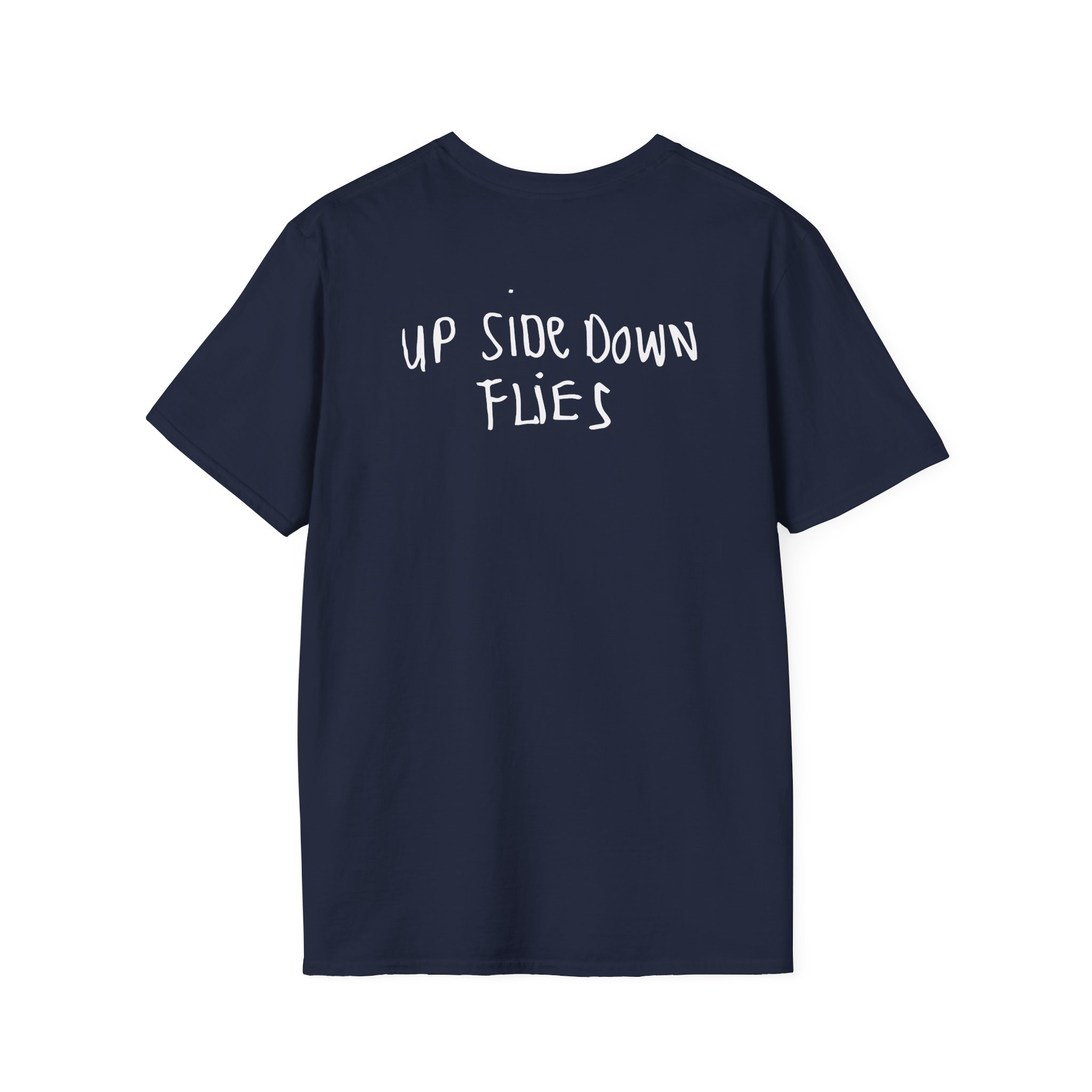 Carl Barron Upside Down Flies Unisex Softstyle T-Shirt - Image 18