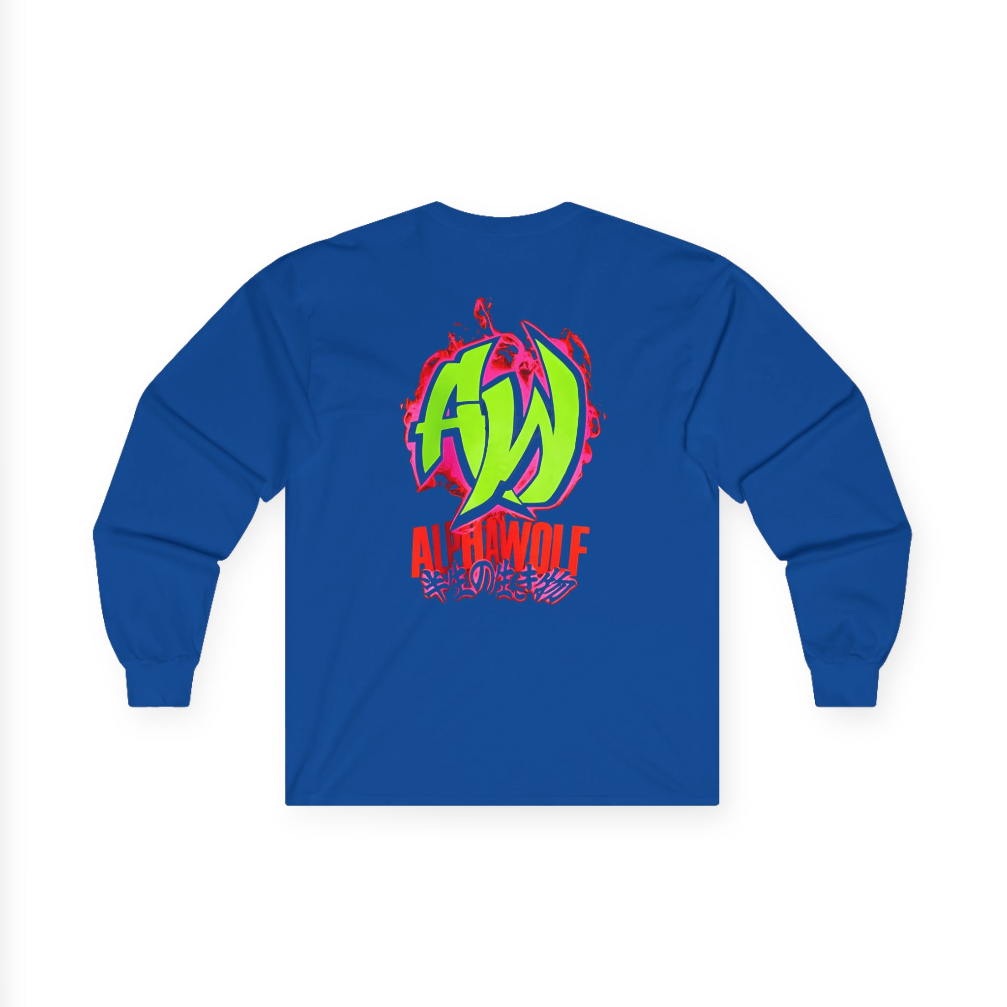 Alpha Wolf Bel Air Unisex Ultra Cotton Long Sleeve Tee - Image 10