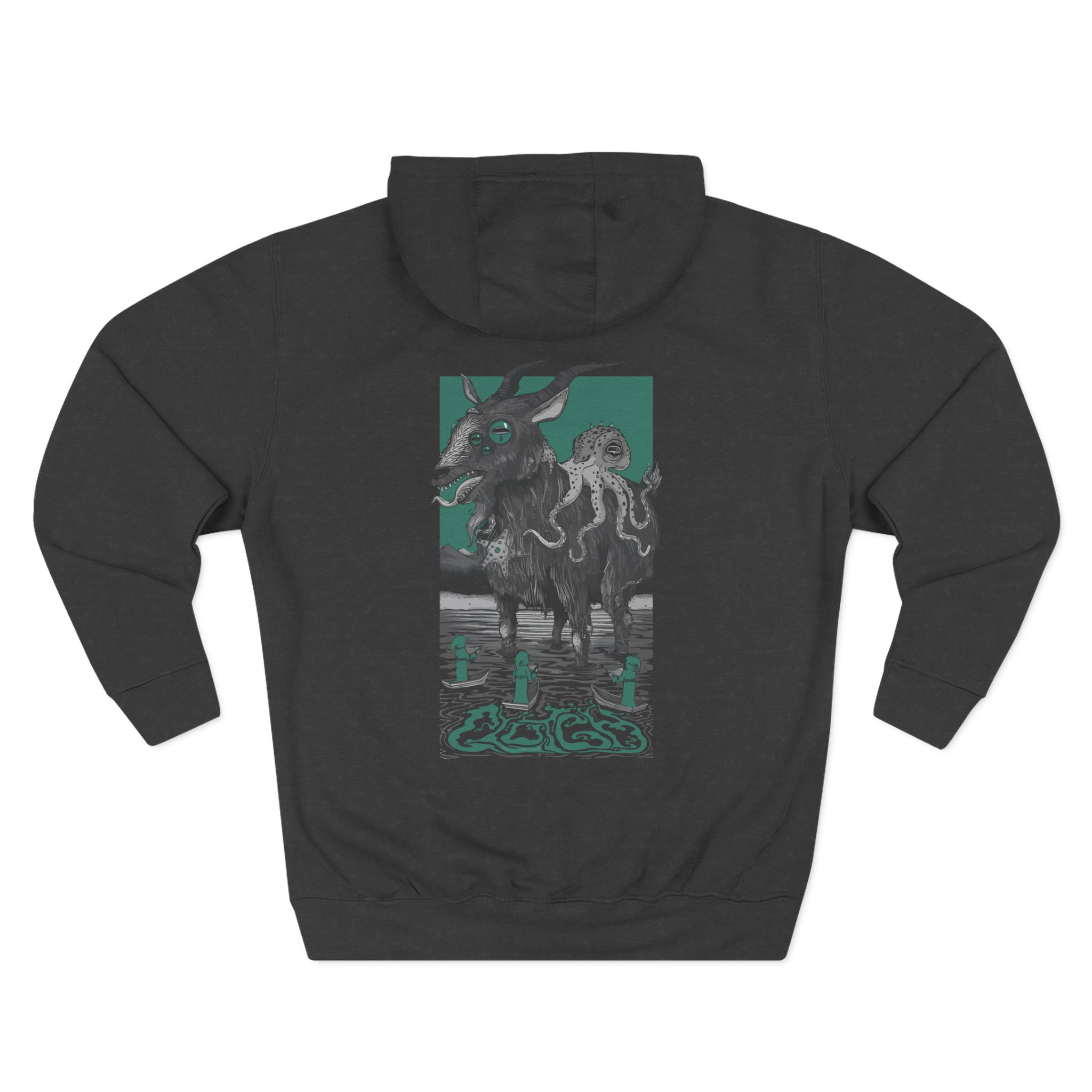 Clutch Mazza Swollen Goat Three-Panel Fleece Hoodie - Image 4