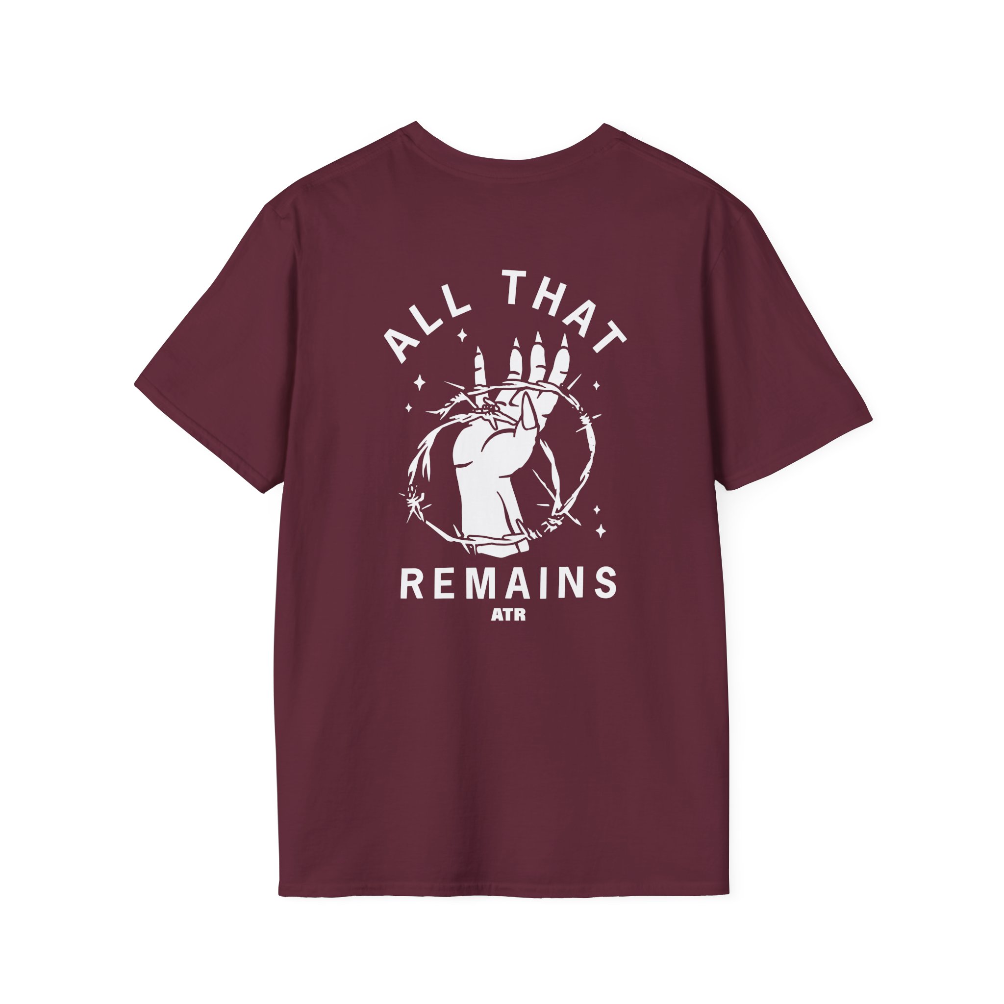 All That Remains Barbed Wire Unisex Softstyle T-Shirt - Image 4