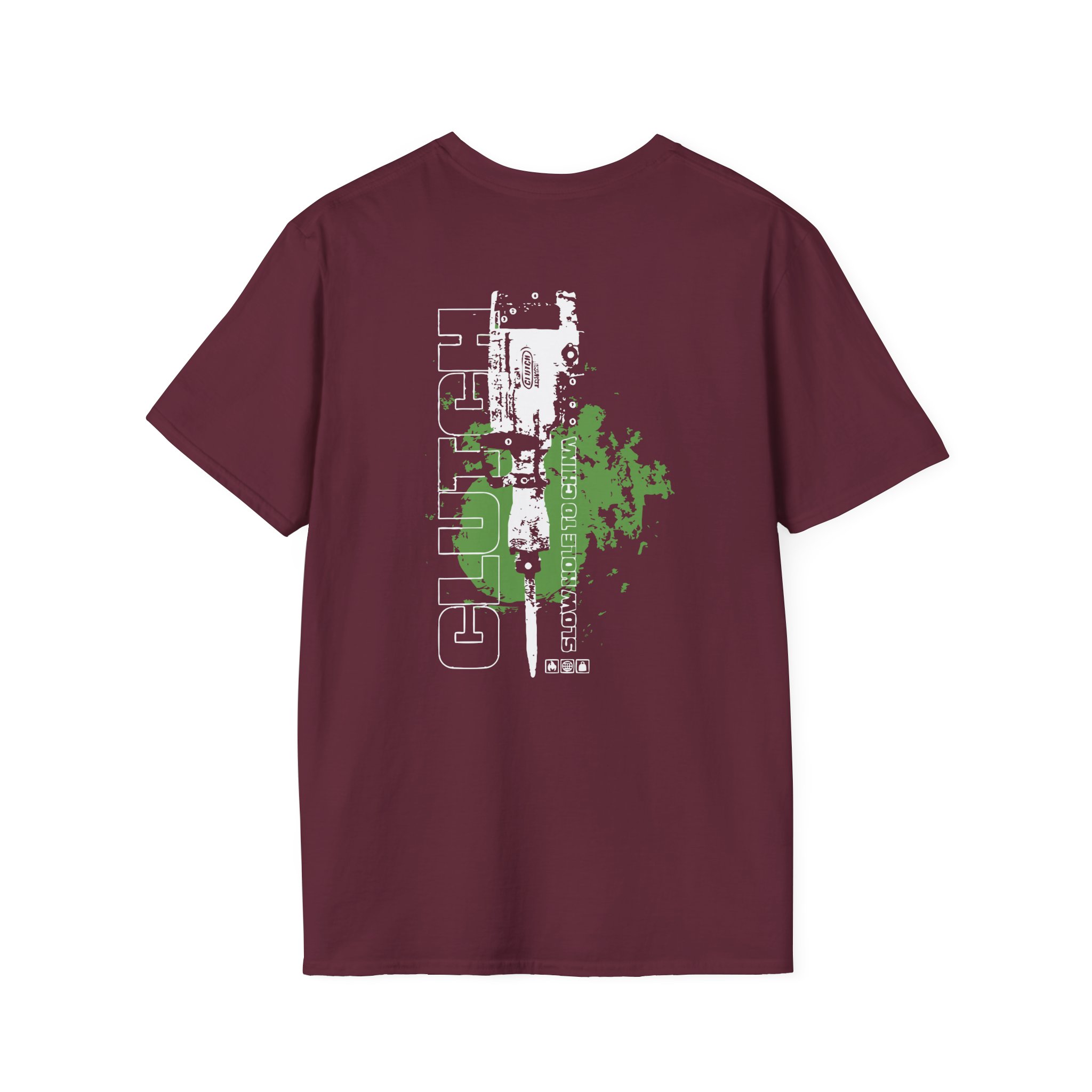 Clutch Jackhammer Unisex Softstyle T-Shirt - Image 4