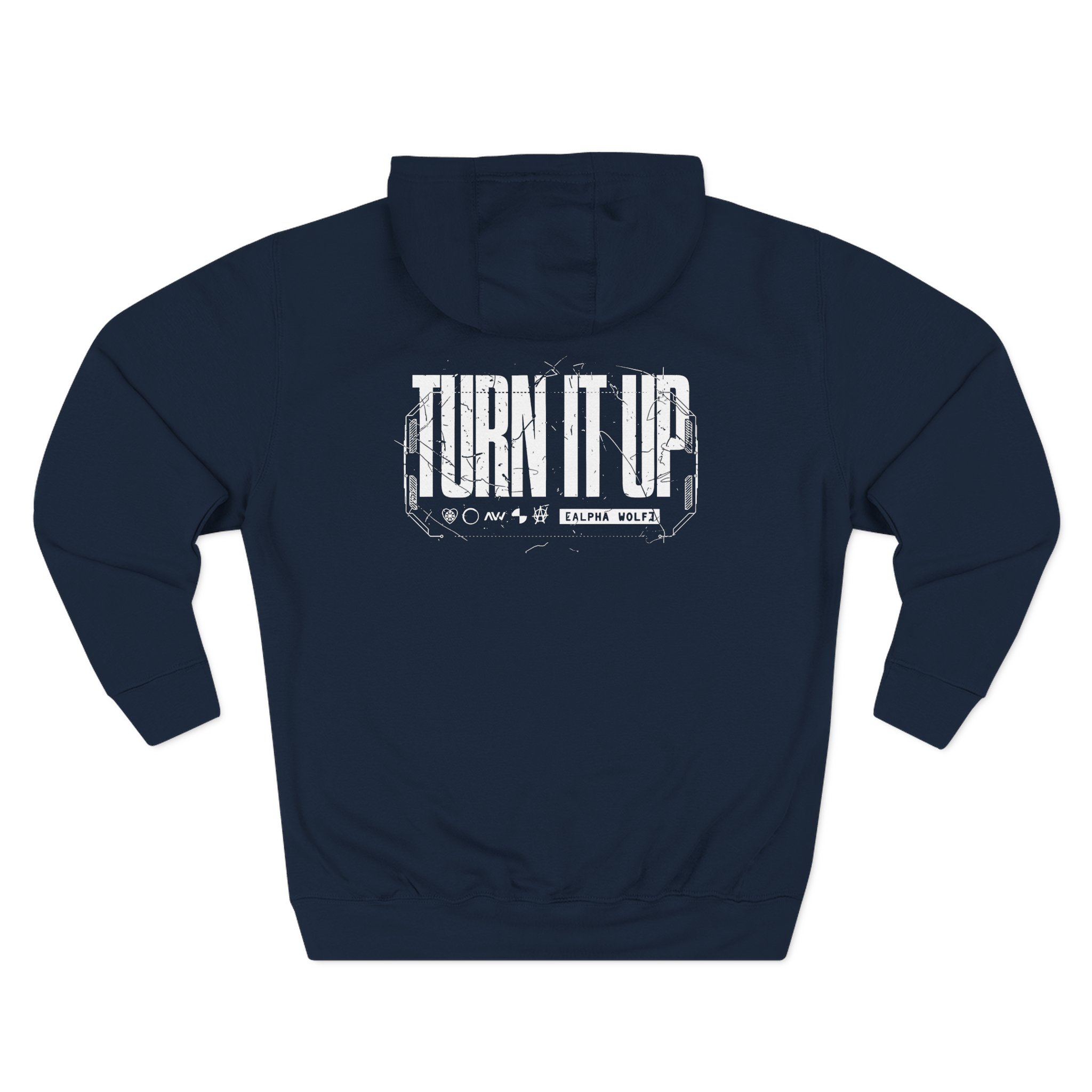 Alpha Wolf Turn It Up Three-Panel Fleece Hoodie - Image 10