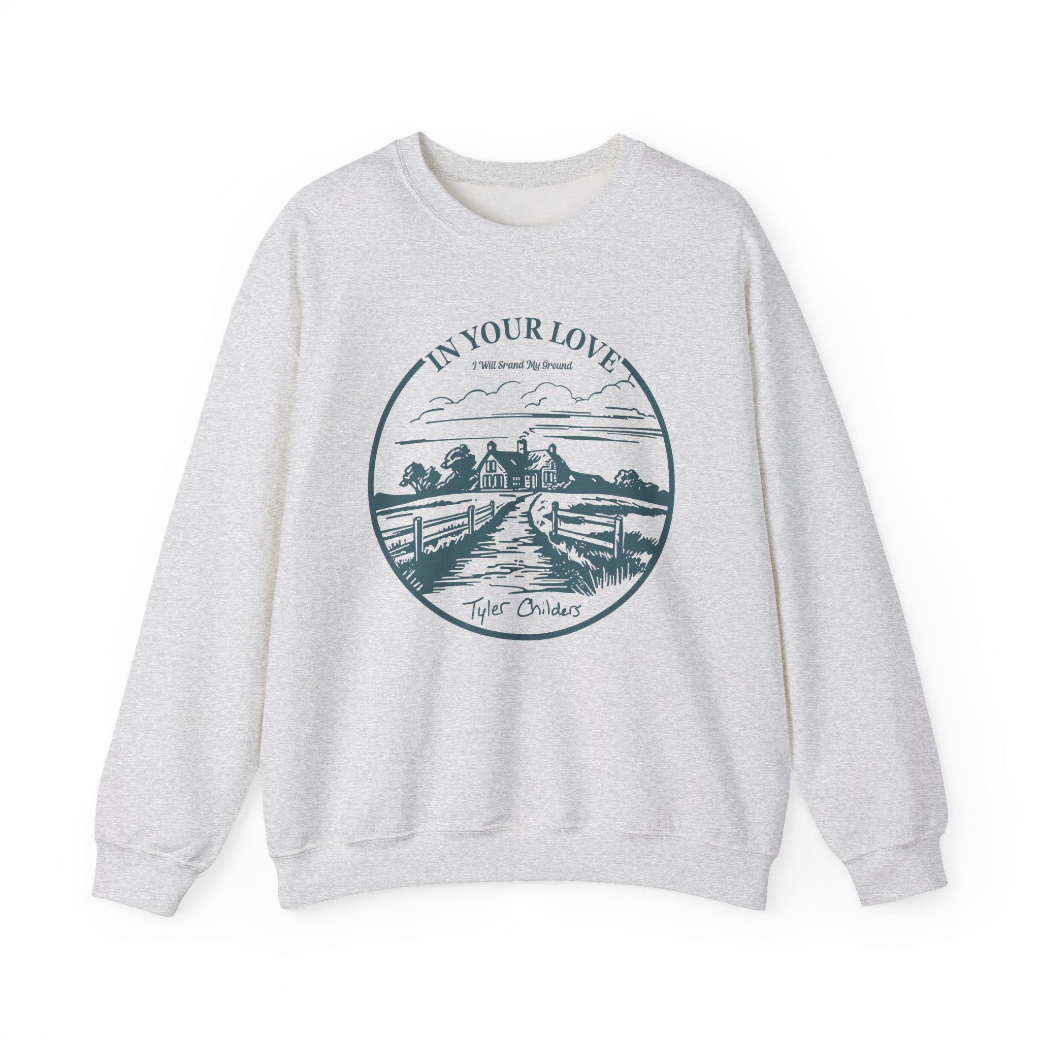 Tyler Childers in Your Love Unisex Heavy Blend™ Crewneck Sweatshirt - Image 3