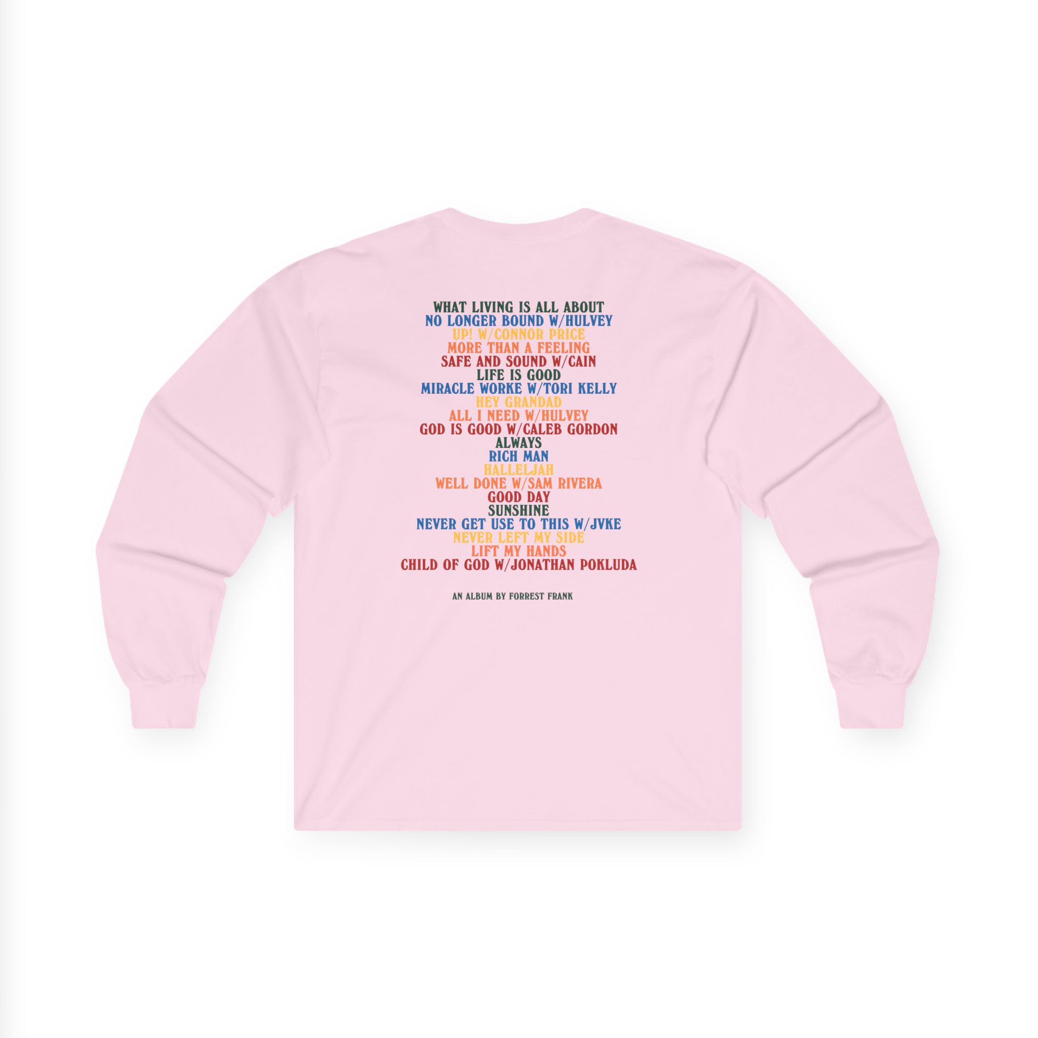 Forrest Frank Child of God Tracklist Unisex Ultra Cotton Long Sleeve Tee - Image 12